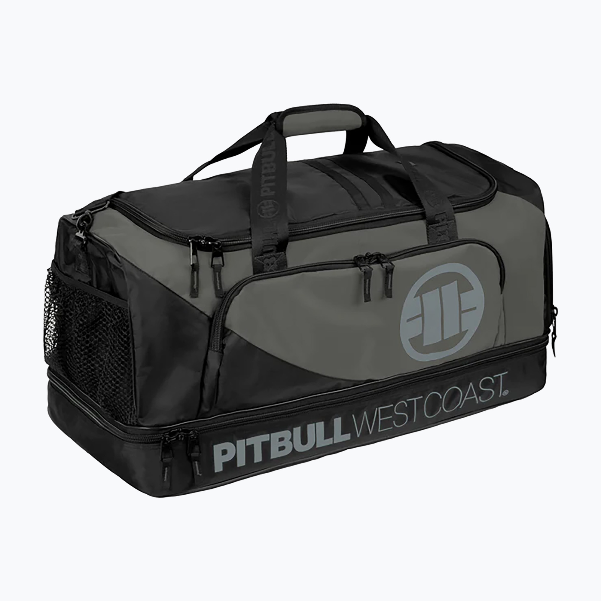15%-kal olcsóbban.  Edzőtáska Pitbull West Coast Logo 2 Tnt 100 l black/grey. Méret: OS
