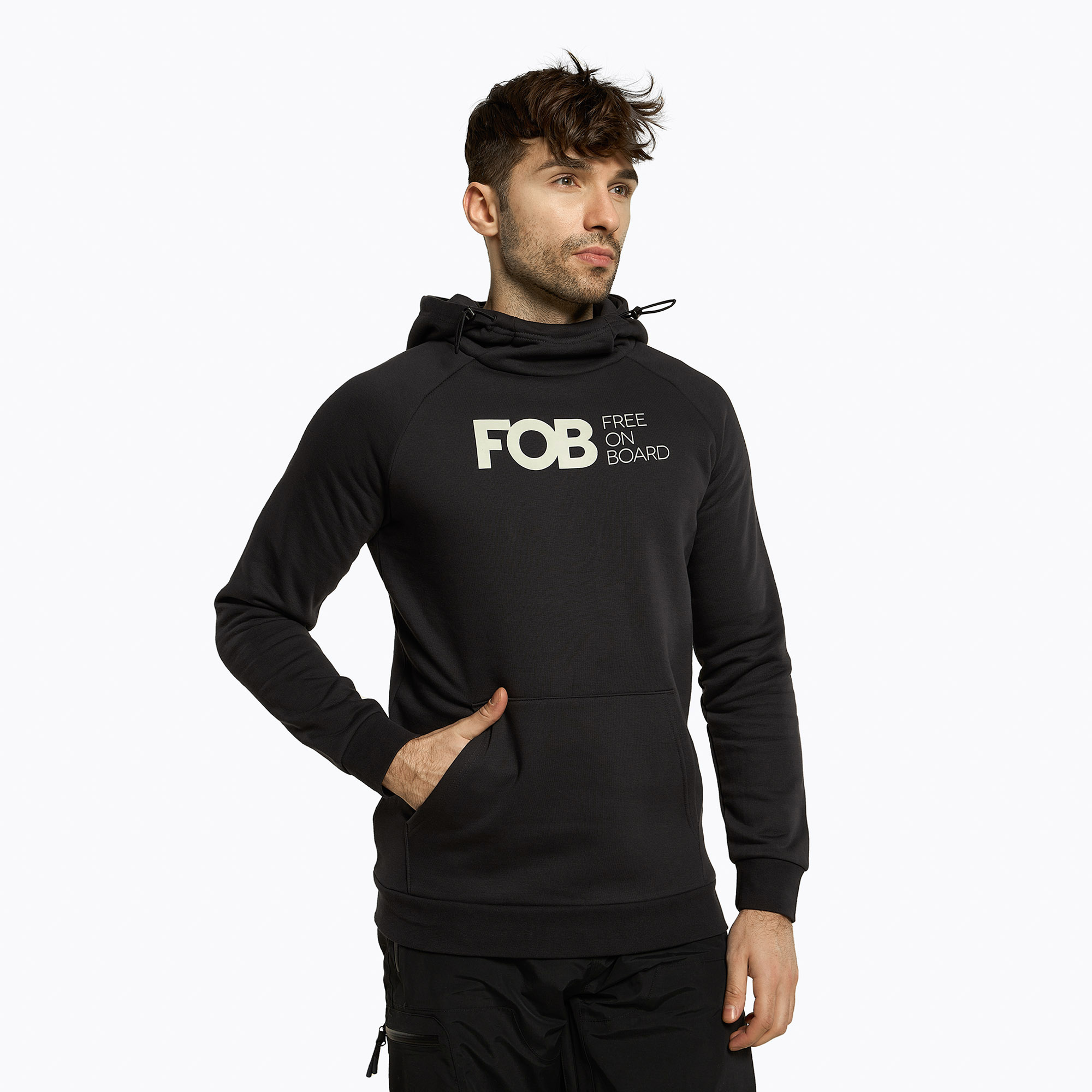 35%-kal olcsóbban.  Férfi 4F grafit snowboard pulóver H4Z22-BLM021. Méret: L