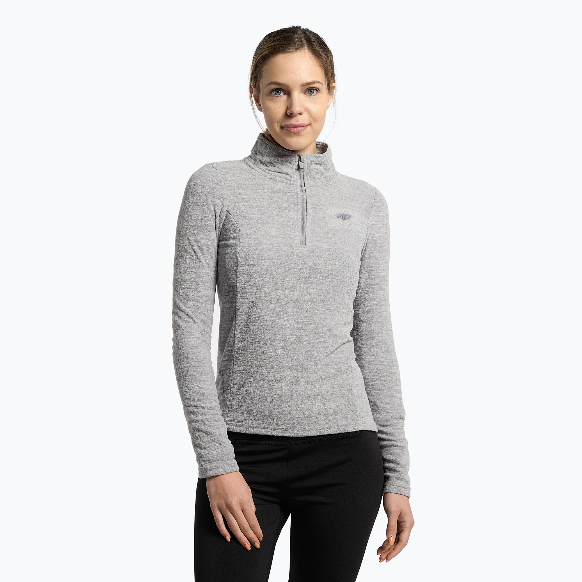 30%-kal olcsóbban.  Női sí pulóver 4F BIDP010 fleece szürke H4Z22-BIDP010. Méret: S