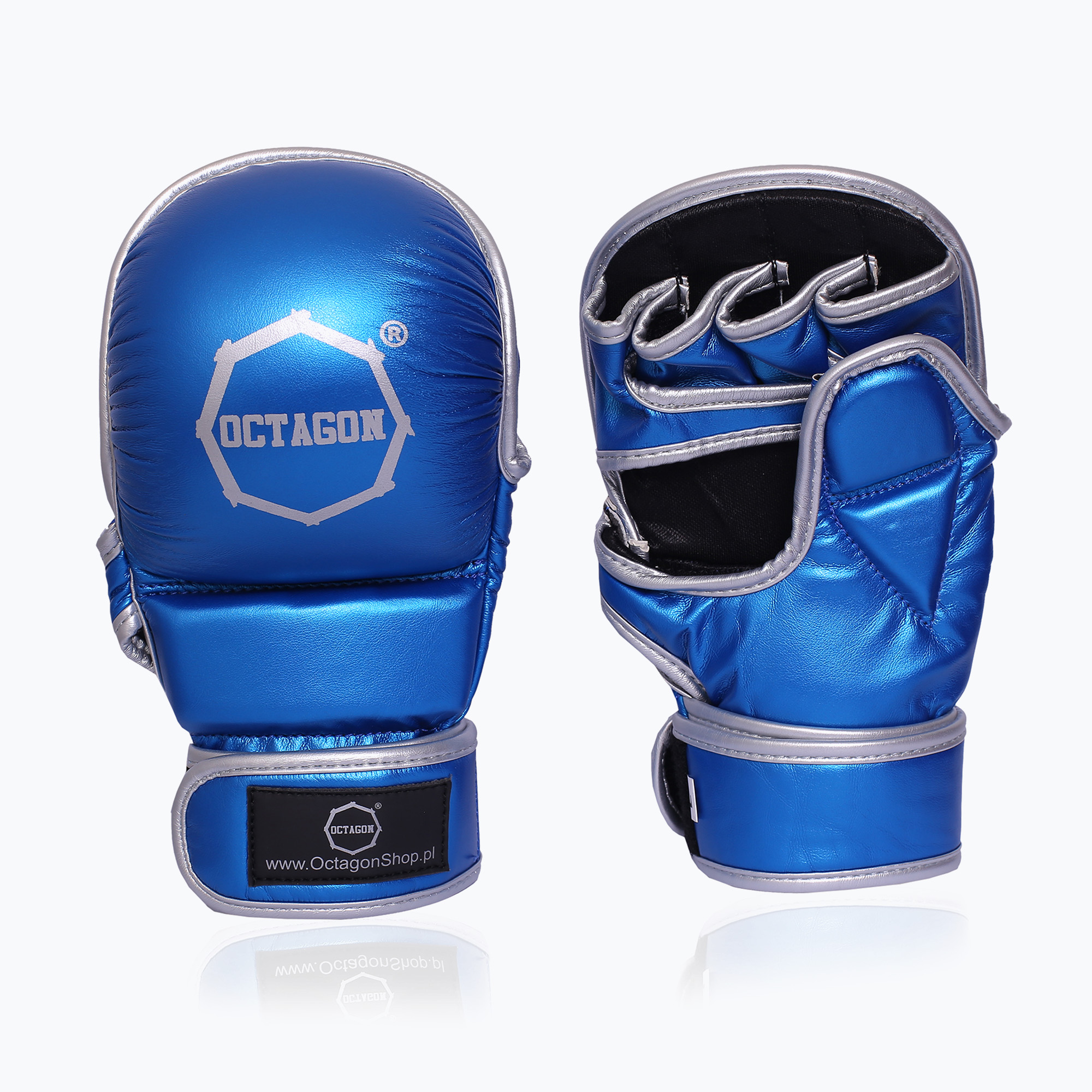 Octagon Mettalic MMA sparring kesztyű kék. Méret: XL