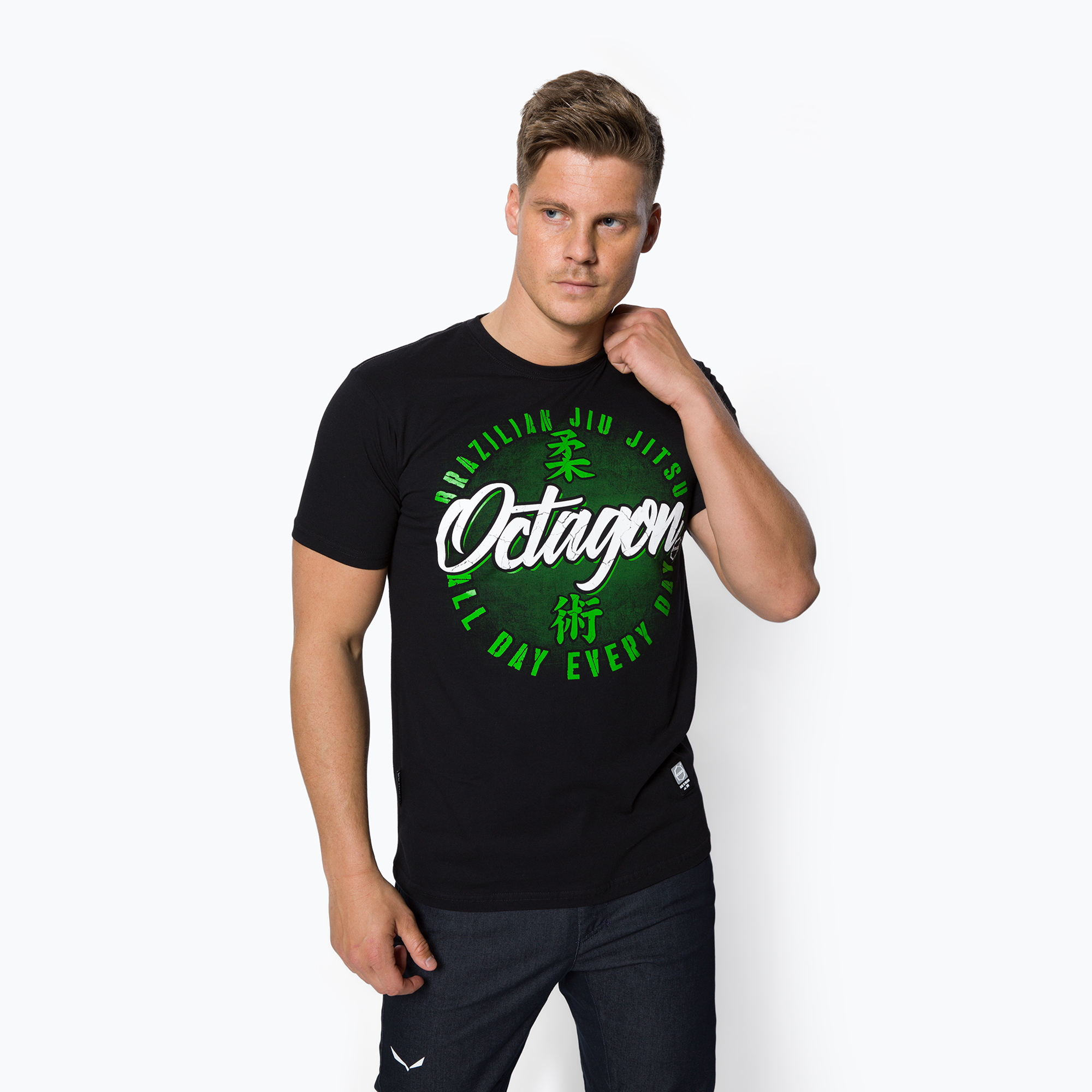 27%-kal olcsóbban.  Férfi Octagon Brazilian Jiu Jitsu póló fekete. Méret: M