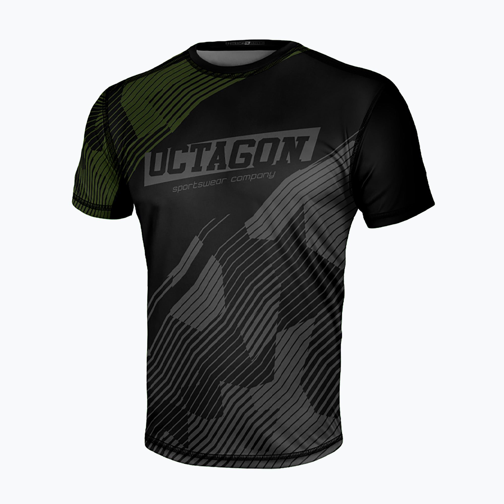 15%-kal olcsóbban.  Férfi Octagon Sport Broken Line póló fekete. Méret: L