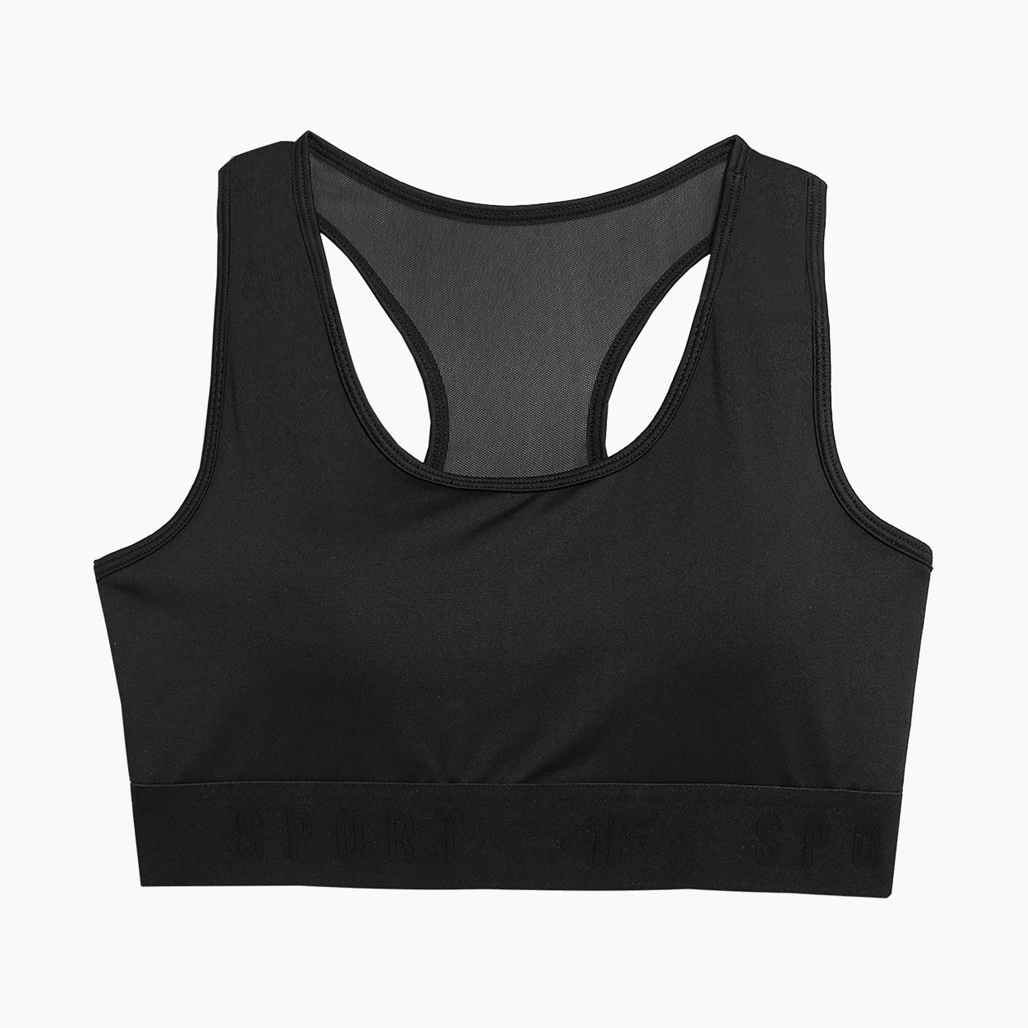 33%-kal olcsóbban.  Fitness melltartó 4F F077 mély fekete. Méret: M