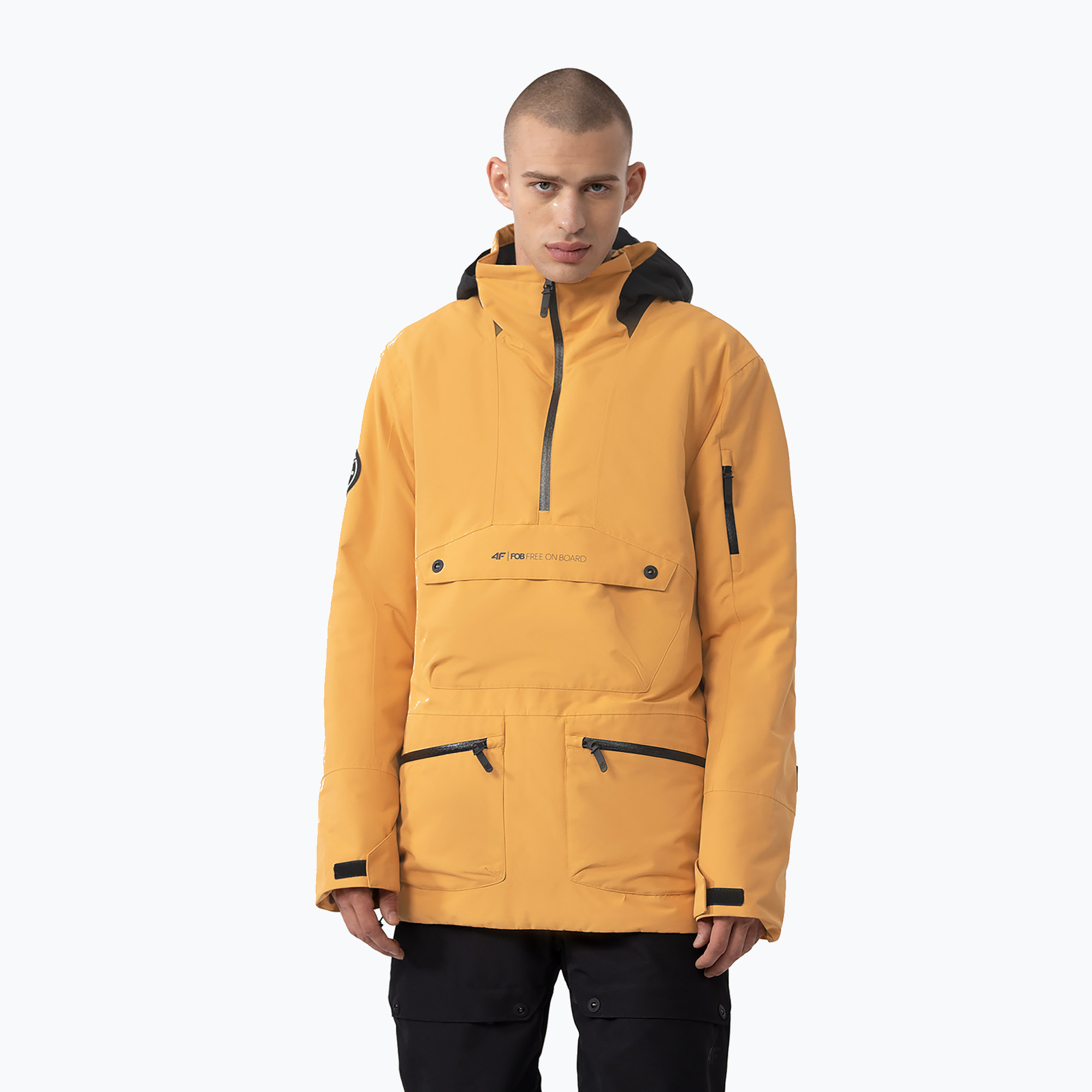 38%-kal olcsóbban.  Férfi snowboard dzseki 4F M290 narancssárga. Méret: L