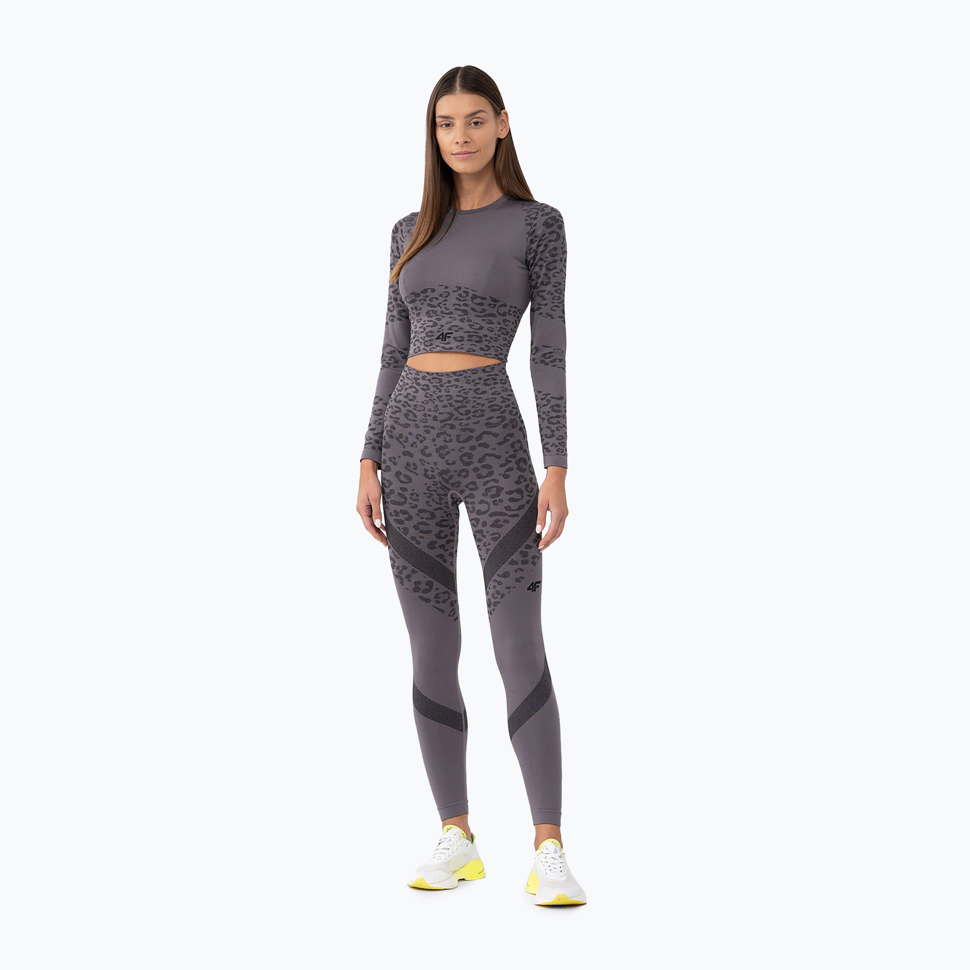 15%-kal olcsóbban.  Női leggings 4F F138 középső szürke allover. Méret: XS-S