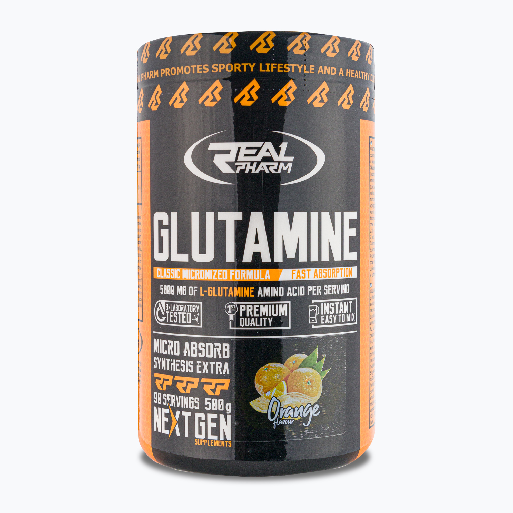 11%-kal olcsóbban.  Real Pharm Aminosavak Glutamin 500g narancssárga 666268. Méret: 500 g