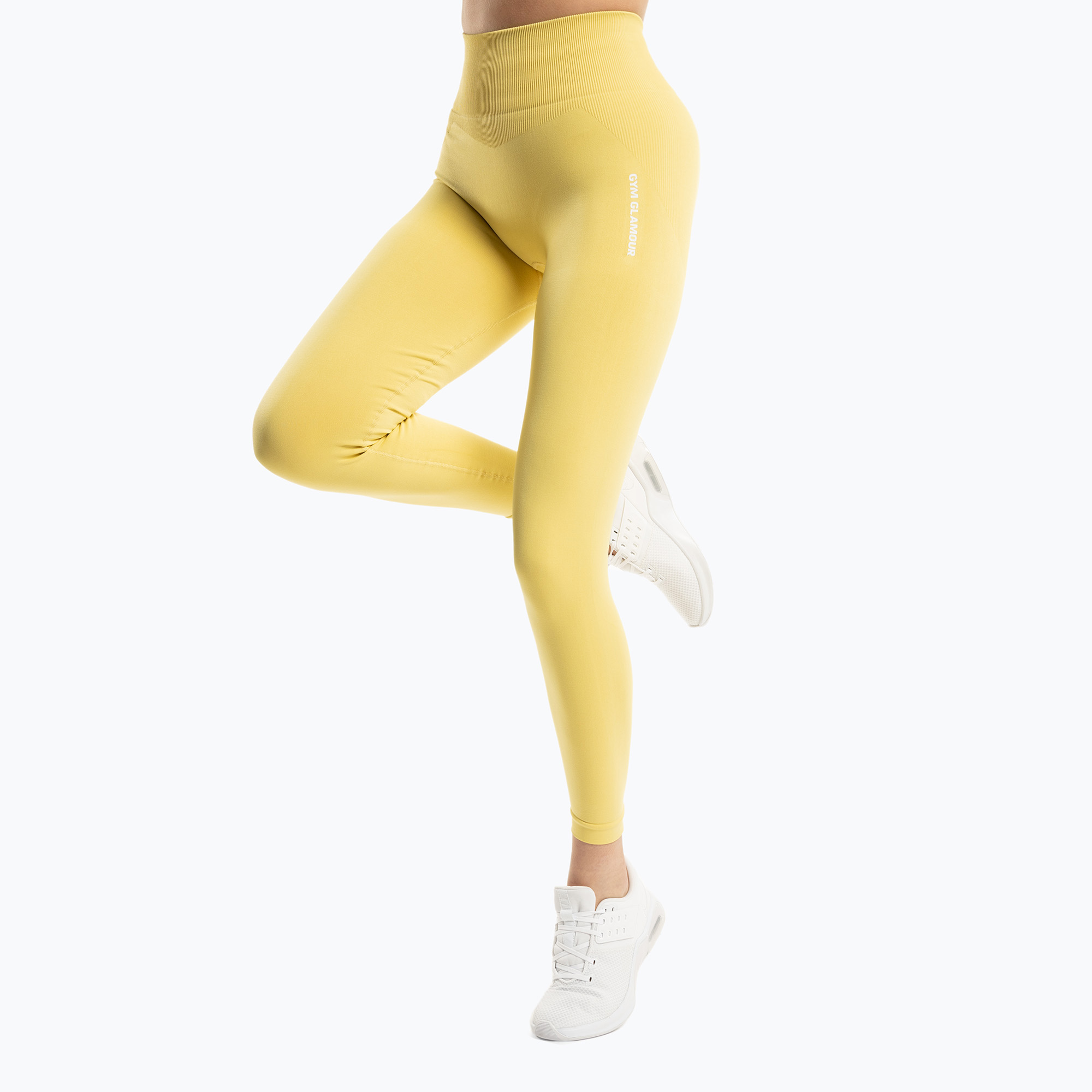 15%-kal olcsóbban.  Női edző leggings Gym Glamour Compress Golden Hour 451. Méret: XS