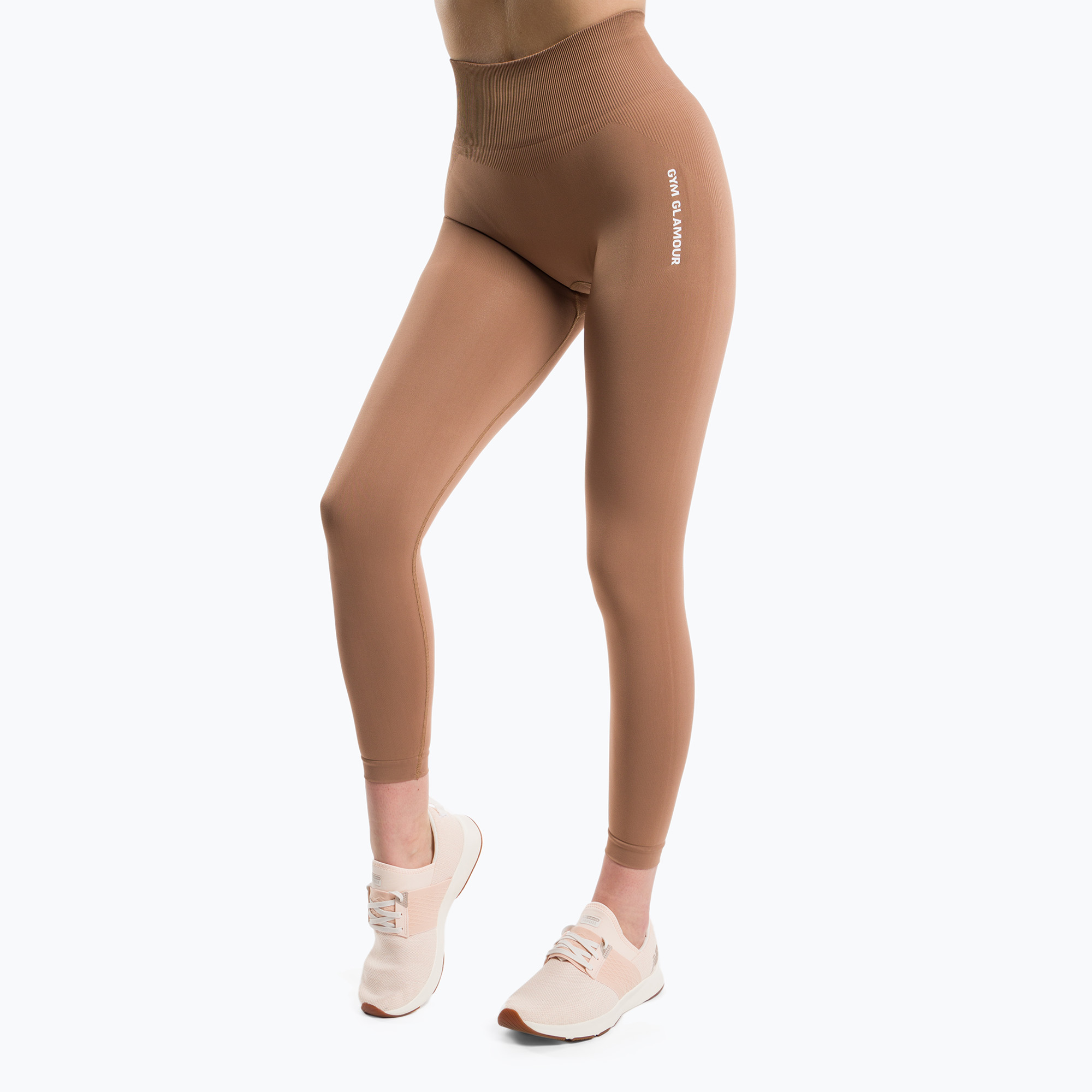 15%-kal olcsóbban.  Női edző leggings Gym Glamour Compress Cappuccino 452. Méret: S