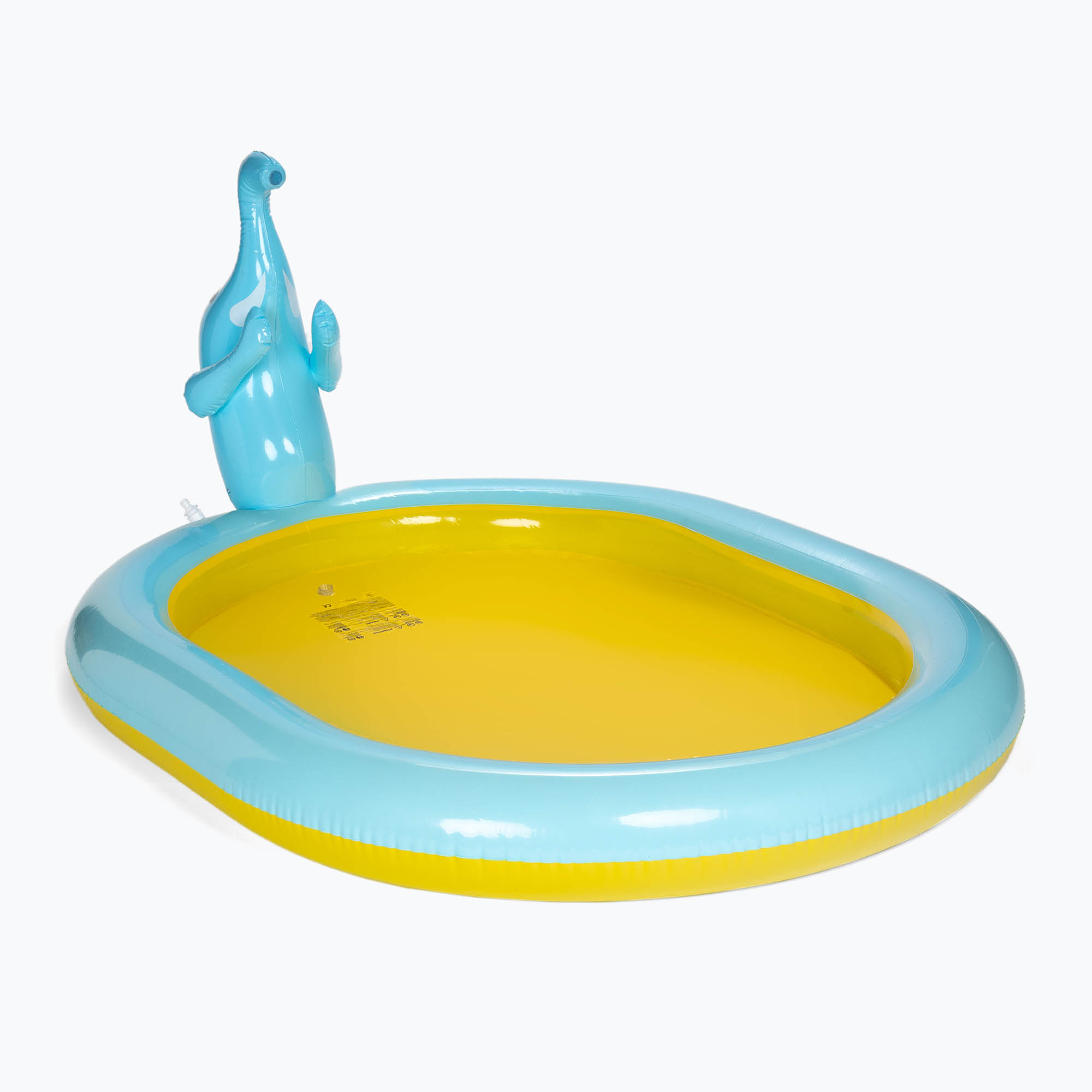 15%-kal olcsóbban.  AQUASTIC kék/sárga gyermekmedence szökőkúttal ASP-180E. Méret: 180 x 135 x 19 cm