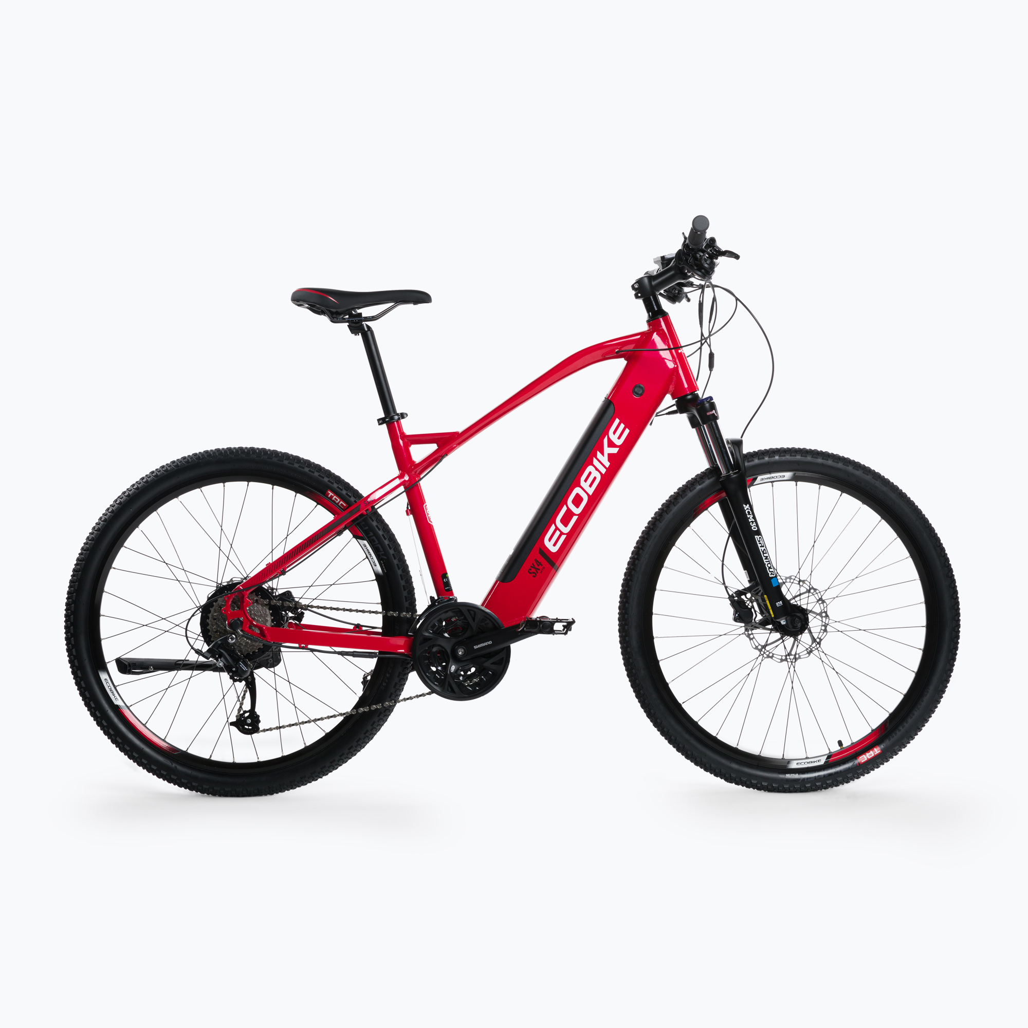 10%-kal olcsóbban.  Ecobike SX4 LG elektromos kerékpár 17.5Ah piros 1010402. Méret: 19"