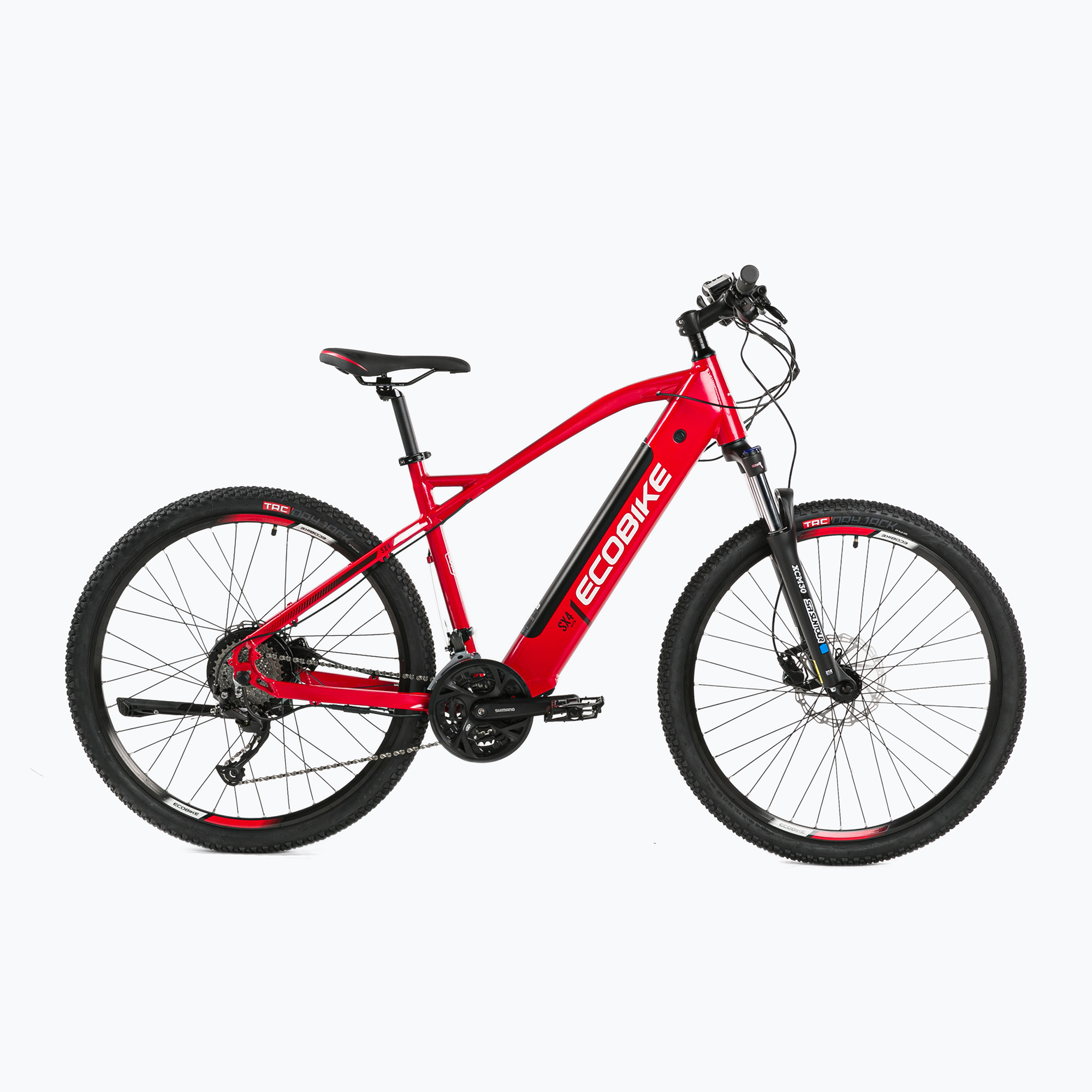 10%-kal olcsóbban.  EcoBike SX4/LG elektromos kerékpár 17.5 Ah piros 1010402(2023). Méret: 19"