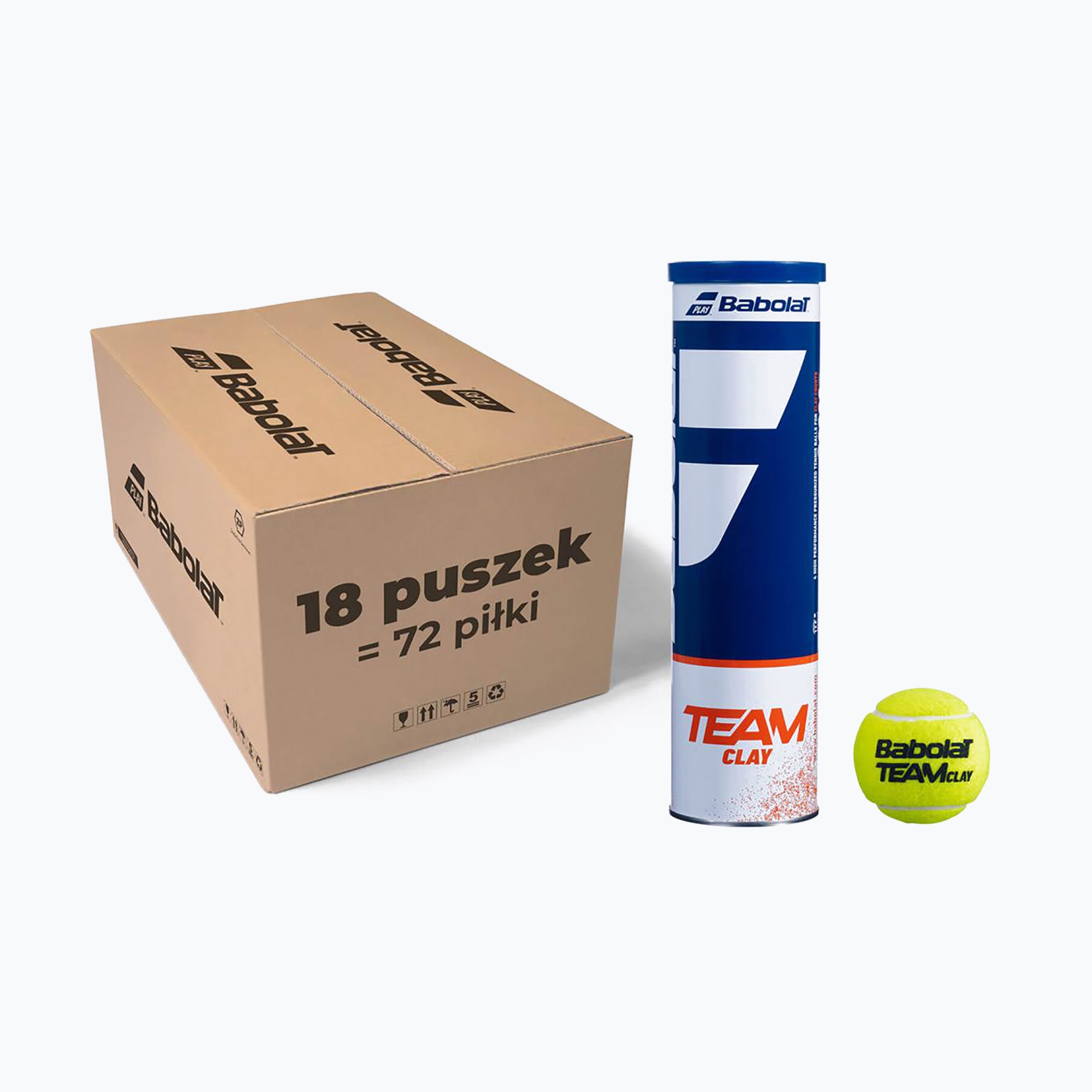 20%-kal olcsóbban.  BABOLAT TEAM CLAY teniszlabdák 18x4 zöld 502080. Méret: OS