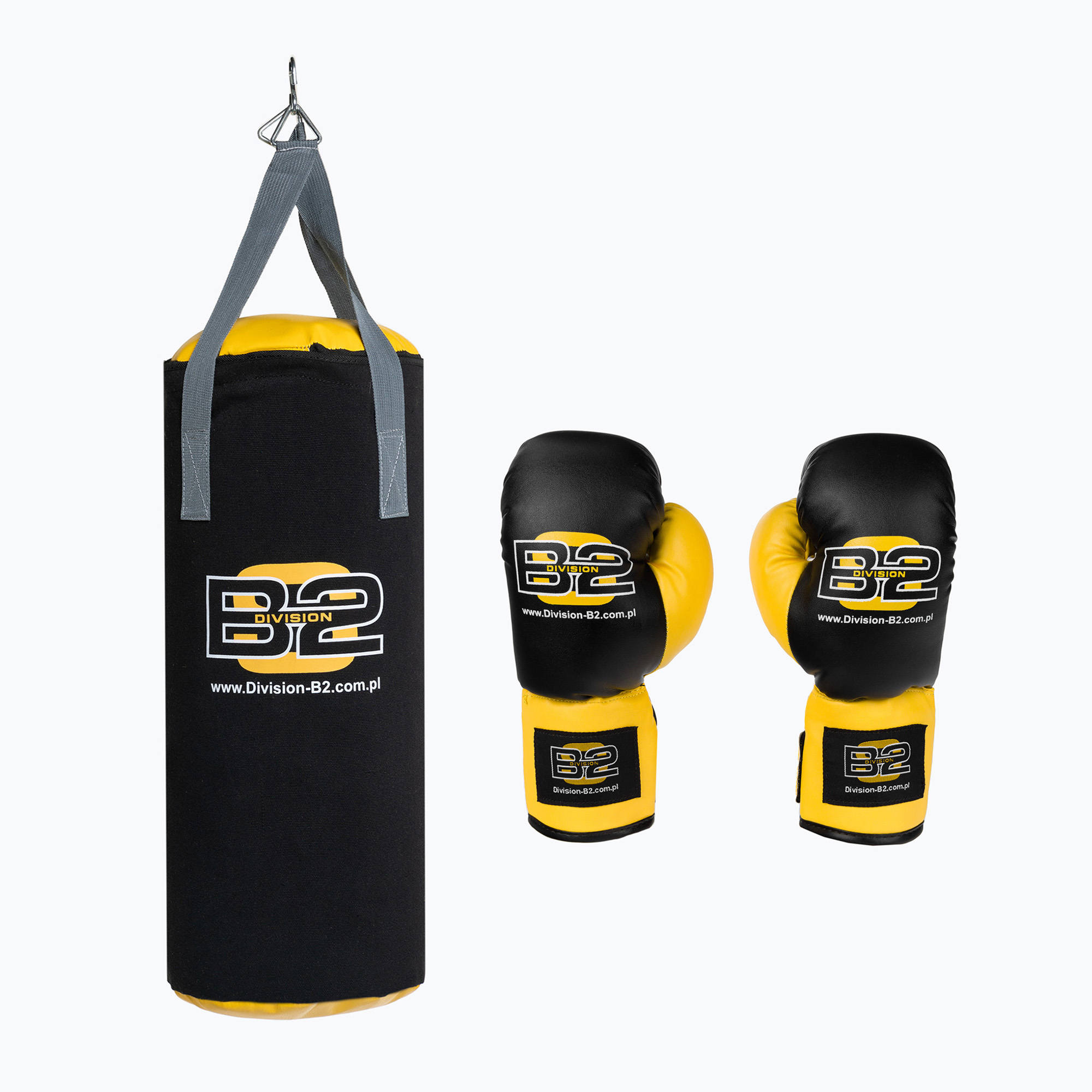 26%-kal olcsóbban.  Division B-2 gyerek boxszett 7kg zsák + 6oz boxkesztyű fekete DIV-JBS0002. Méret: OS