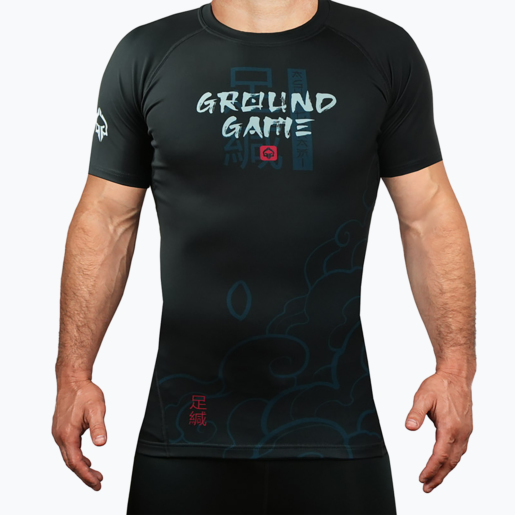 Ground Game férfi Rashguard Ashi Garami multicolor. Méret: XL
