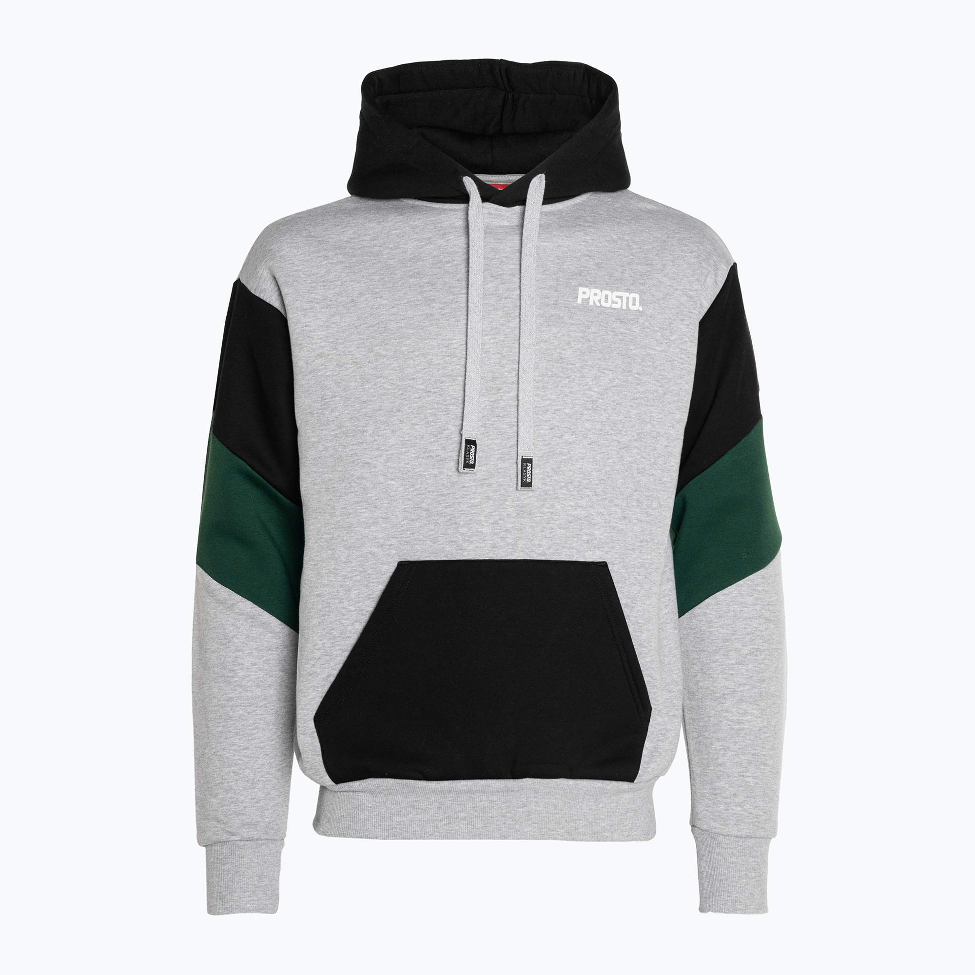 21%-kal olcsóbban.  Férfi melegítőfelső PROSTO Hoodie Haxle gray. Méret: L