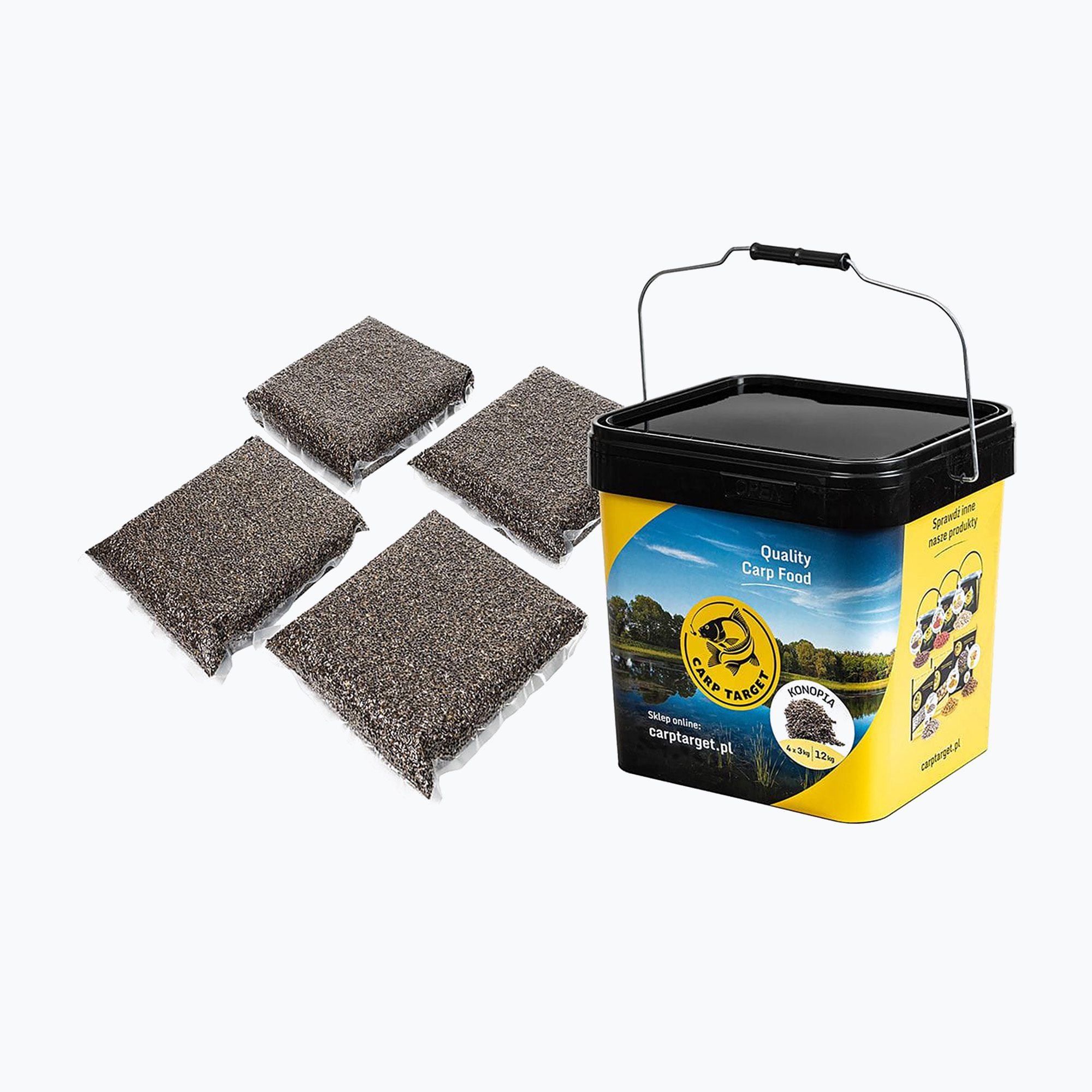 10%-kal olcsóbban.  Kender ponty céltábla + vödör 17 l. Méret: 12 kg
