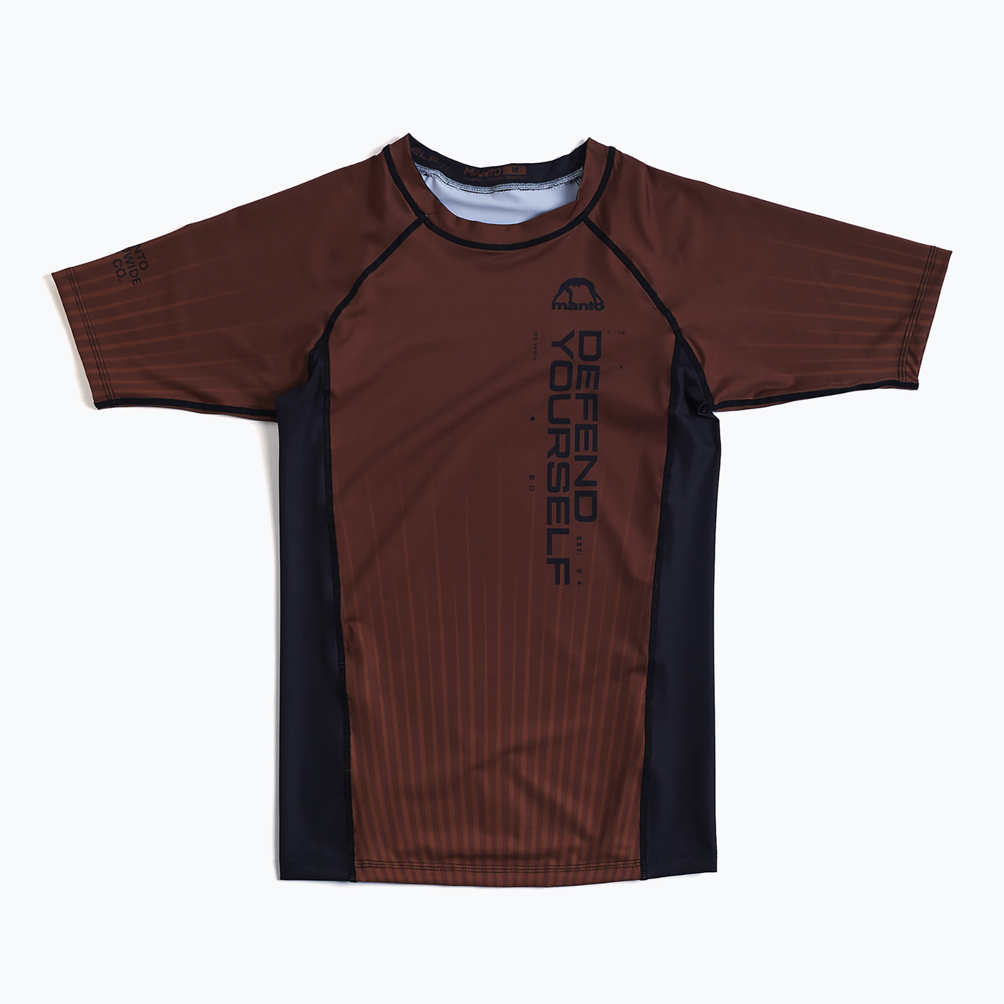Férfi Rashguard MANTO Ranked brown. Méret: M