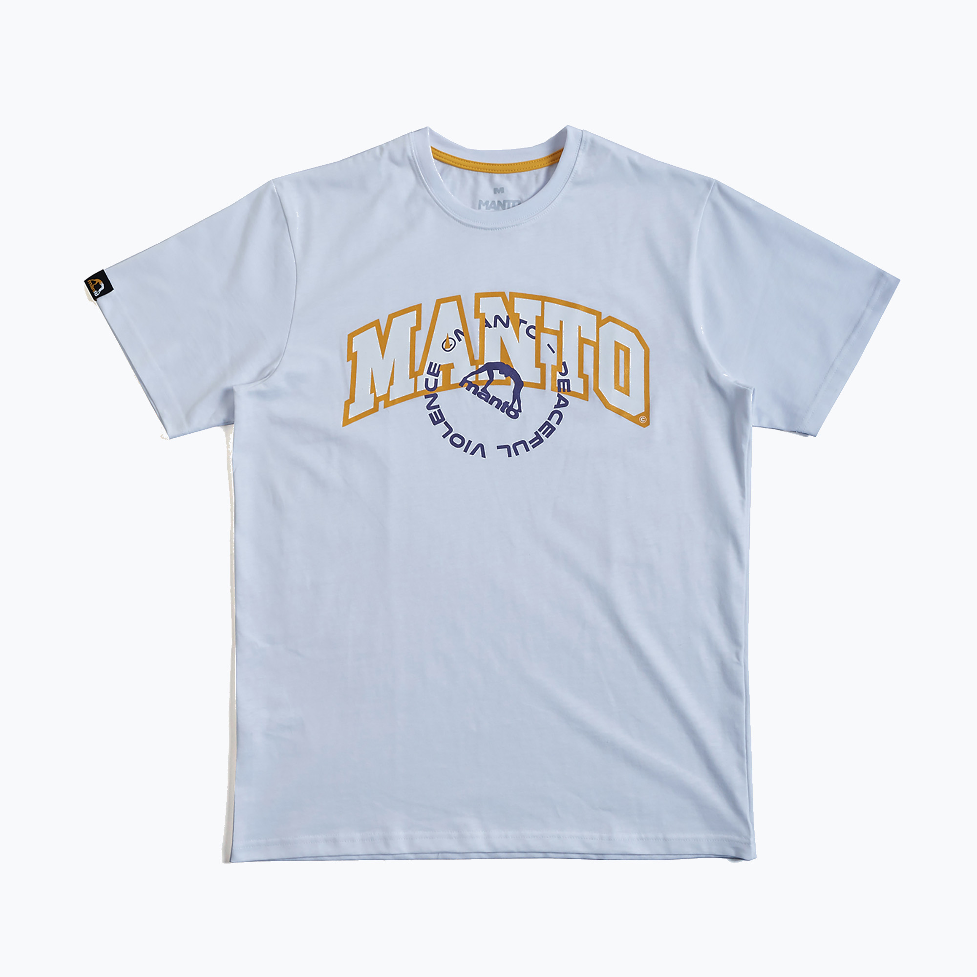 MANTO Echo fehér férfi póló. Méret: L