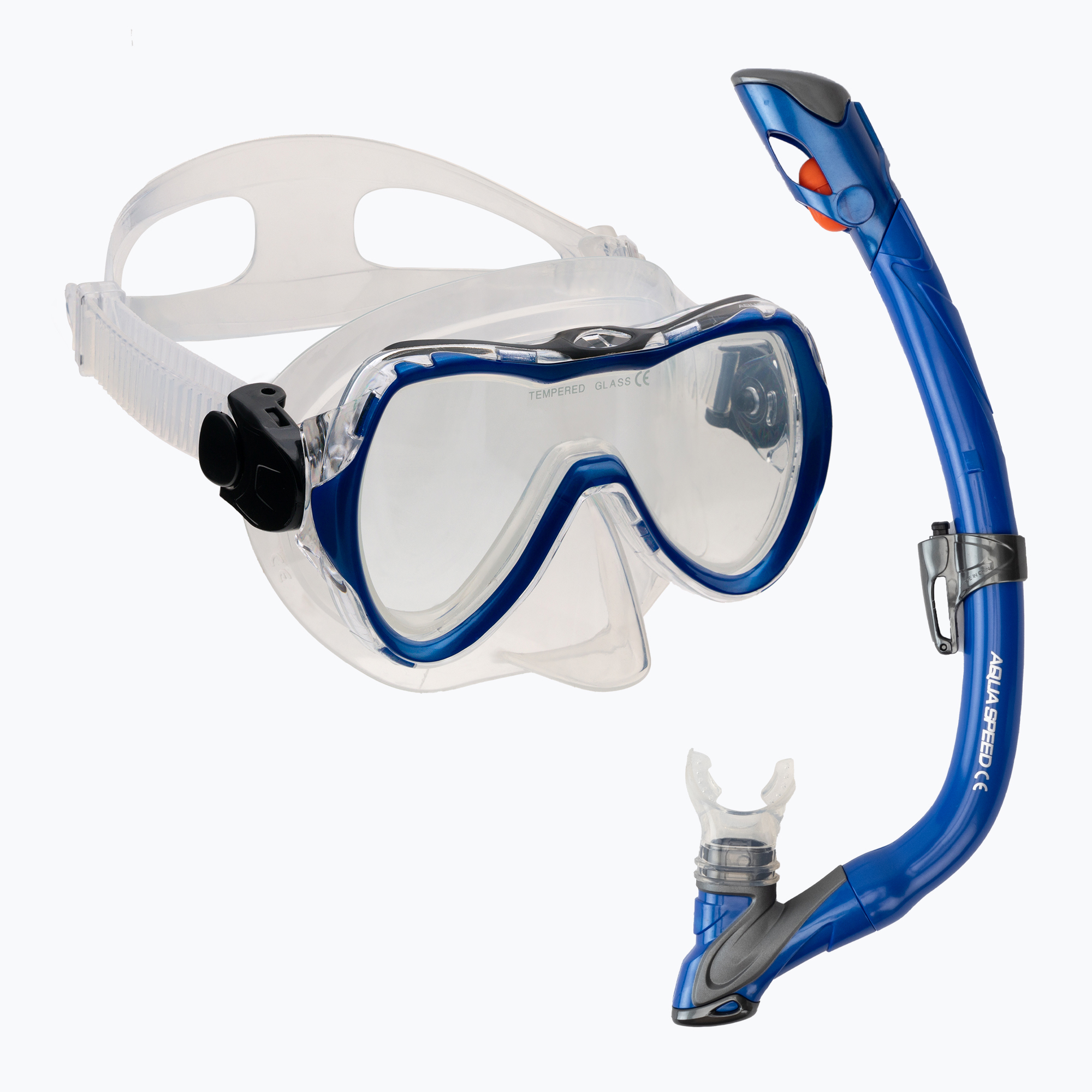 16%-kal olcsóbban.  AQUA-SPEED Enzo + Evo baba snorkel szett kék 604. Méret: OS