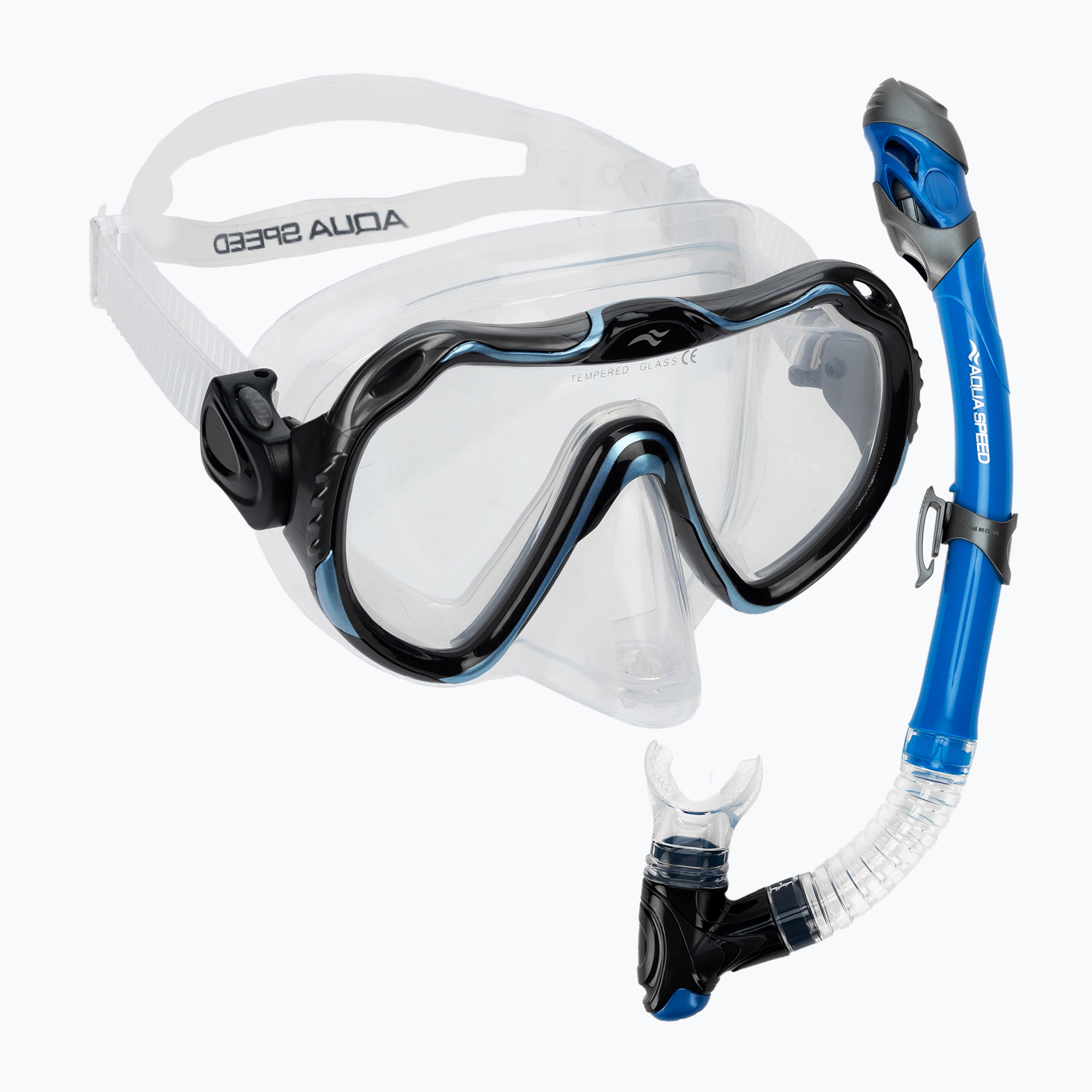 AQUA-SPEED Java + Elba búvárszett kék 614. Méret: OS