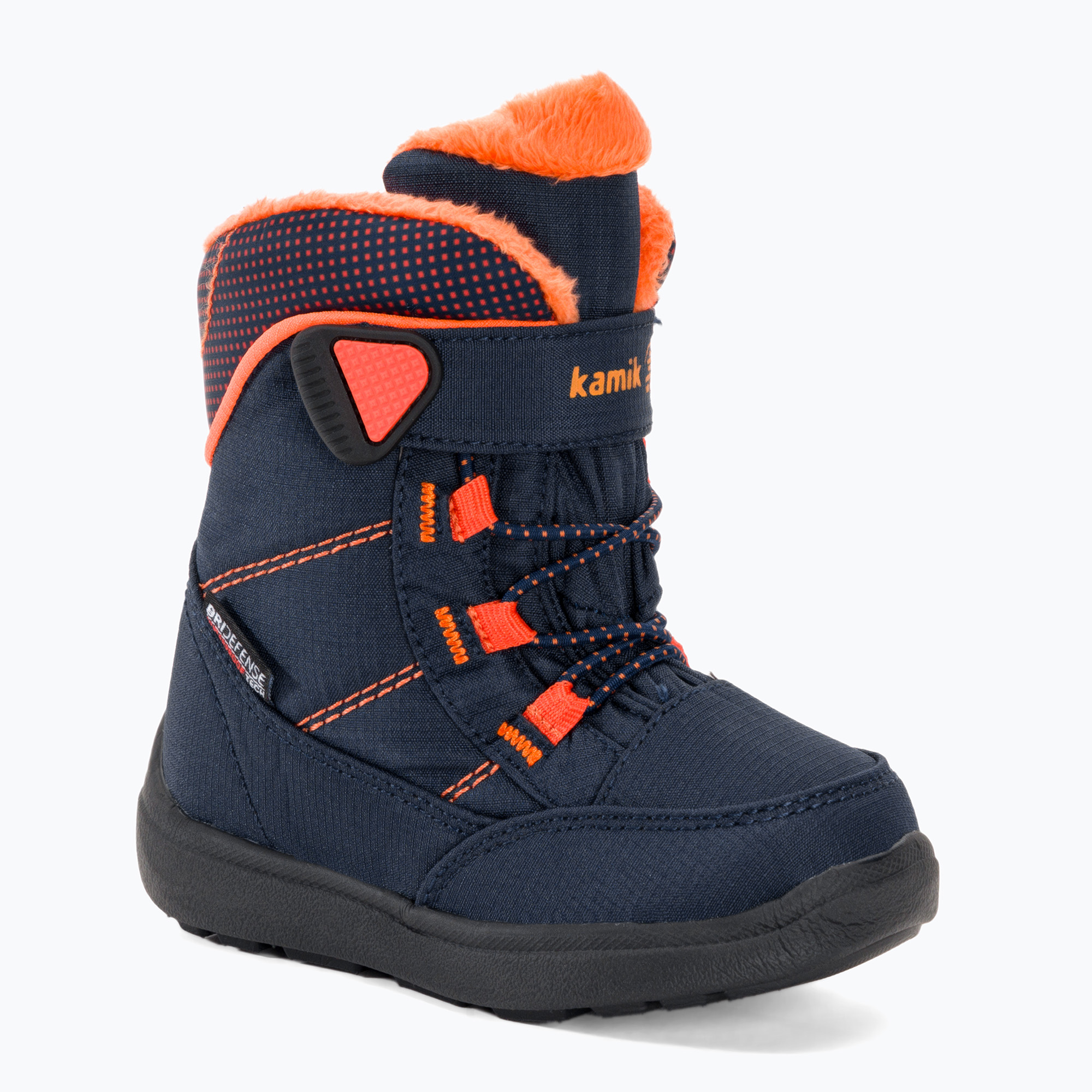 10%-kal olcsóbban.  Kamik Stance2 navy/flame gyermek túrabakancsok. Méret: 26 EU