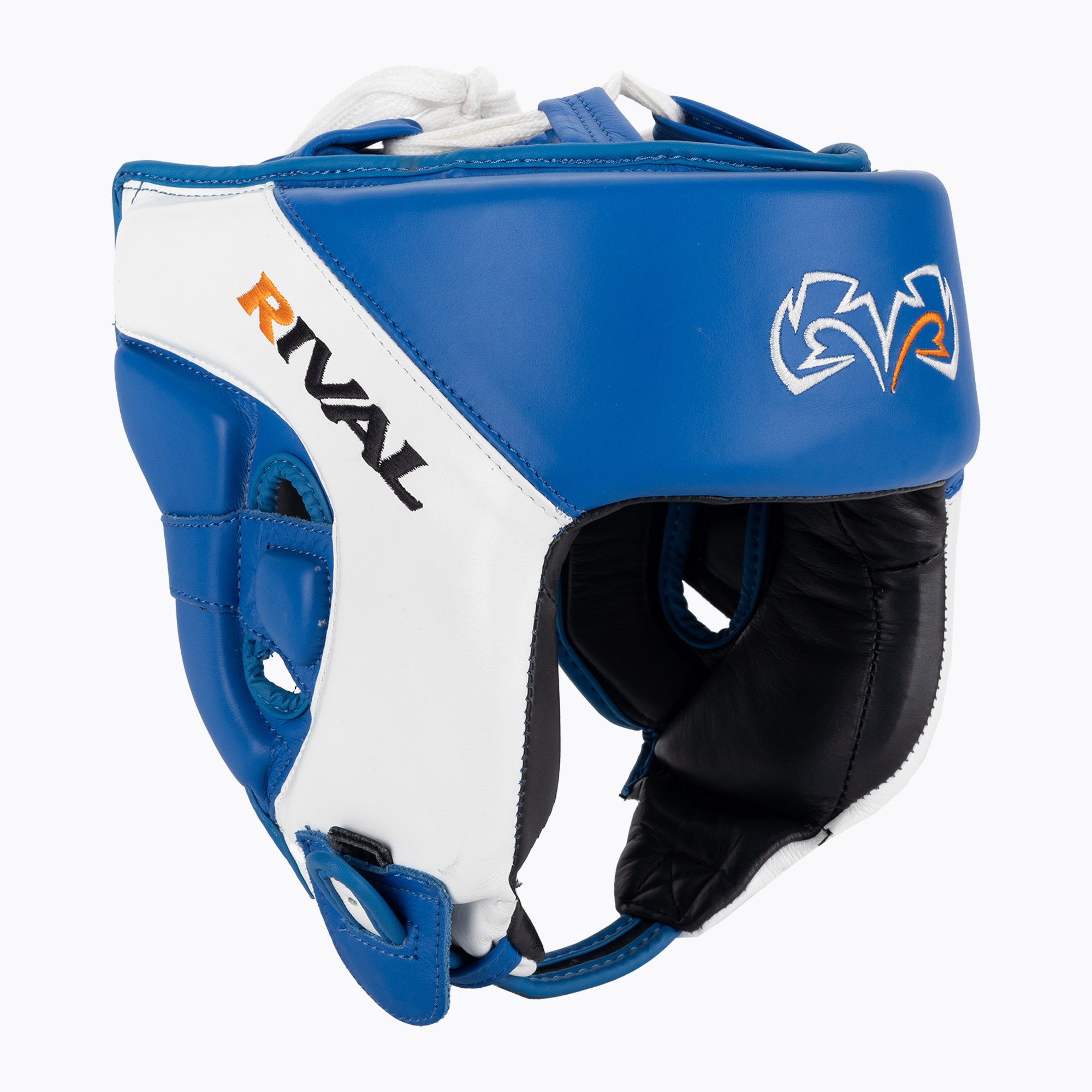 Boksz fejvédő Rival Amateur Competition Headgear blue/white. Méret: XL