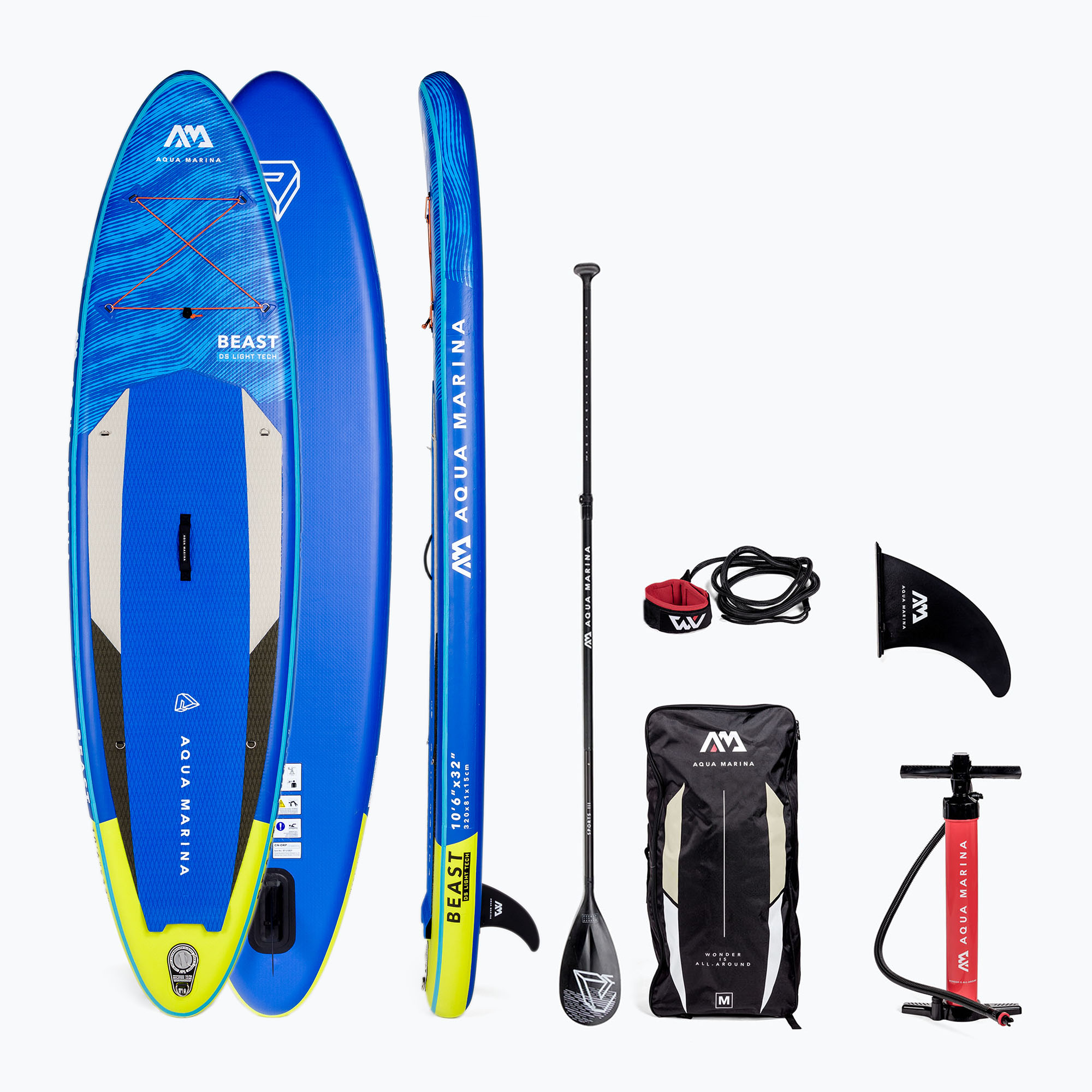 28%-kal olcsóbban.  SUP Aqua Marina Beast - Advanced All-Around iSUP, 3.2m/15cm kék BT-21BEP. Méret: OS