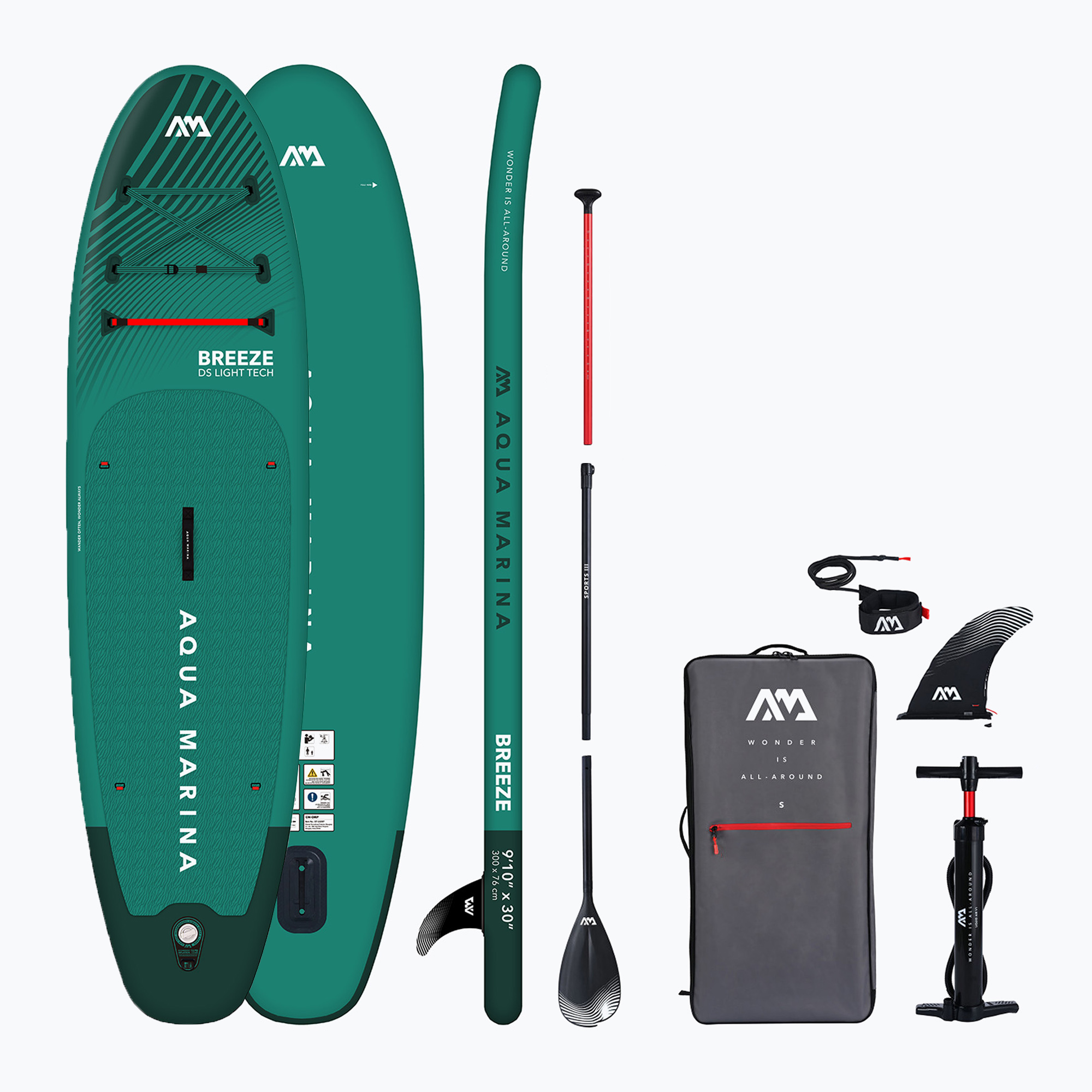 15%-kal olcsóbban.  Aqua Marina Breeze 9'10" zöld SUP deszka BT-23BRP. Méret: OS
