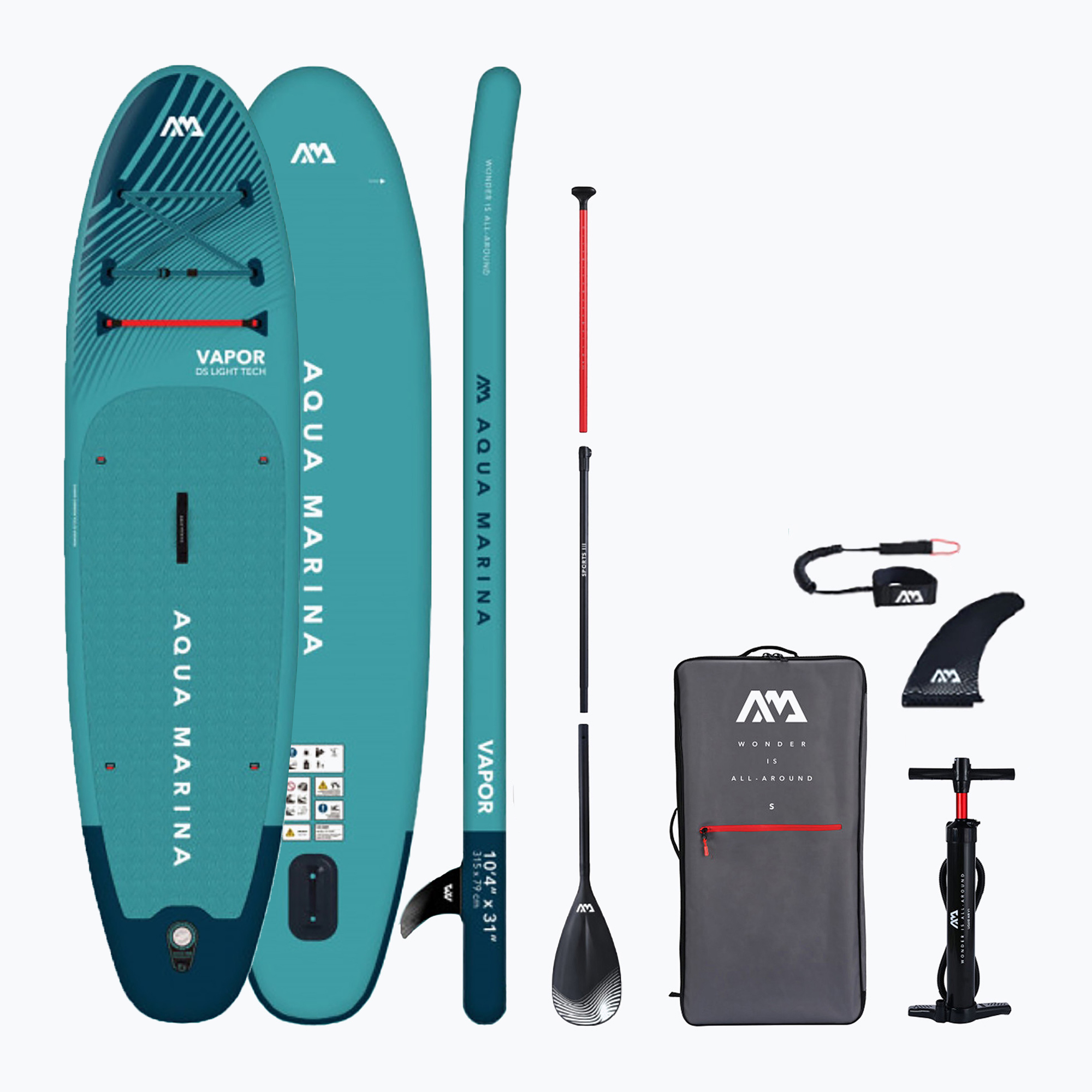 15%-kal olcsóbban.  Aqua Marina Vapor 10'4" kék SUP deszka BT-23VAP. Méret: OS