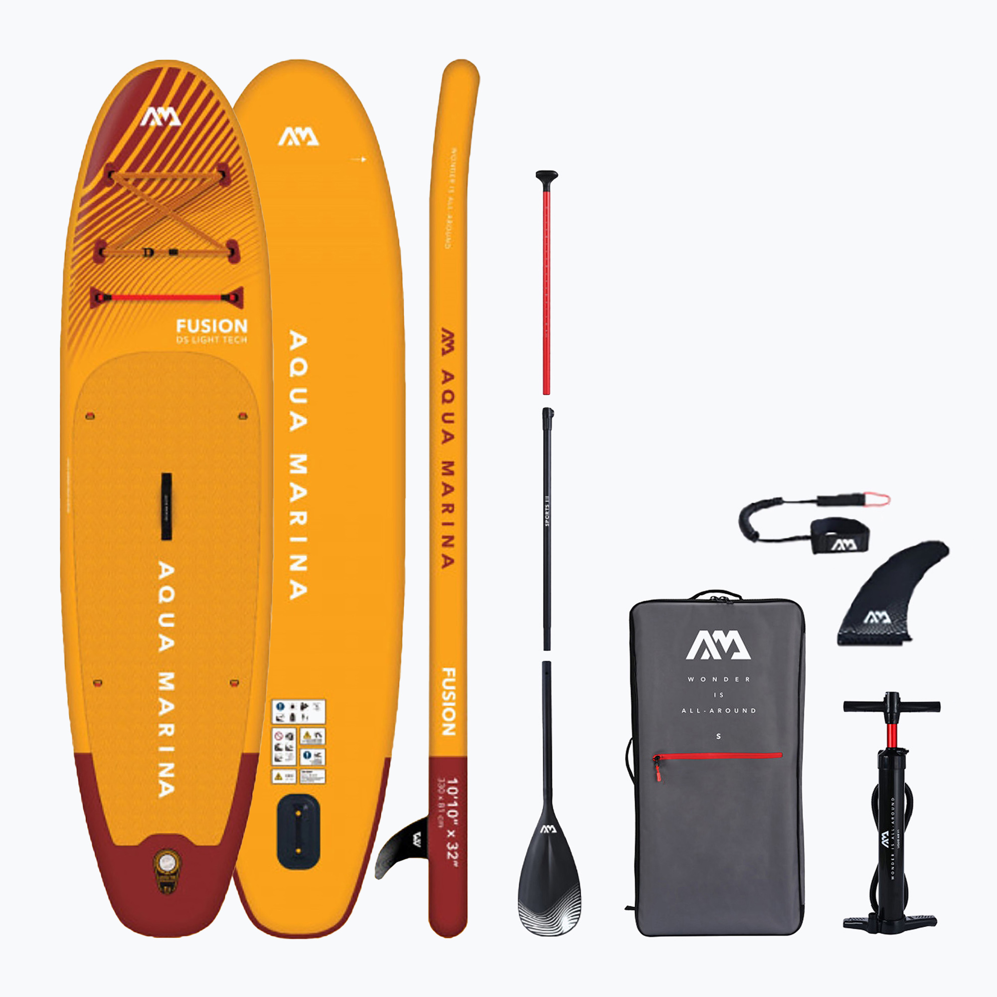 15%-kal olcsóbban.  Aqua Marina Fusion 10'10" sárga SUP deszka BT-23FUP. Méret: OS