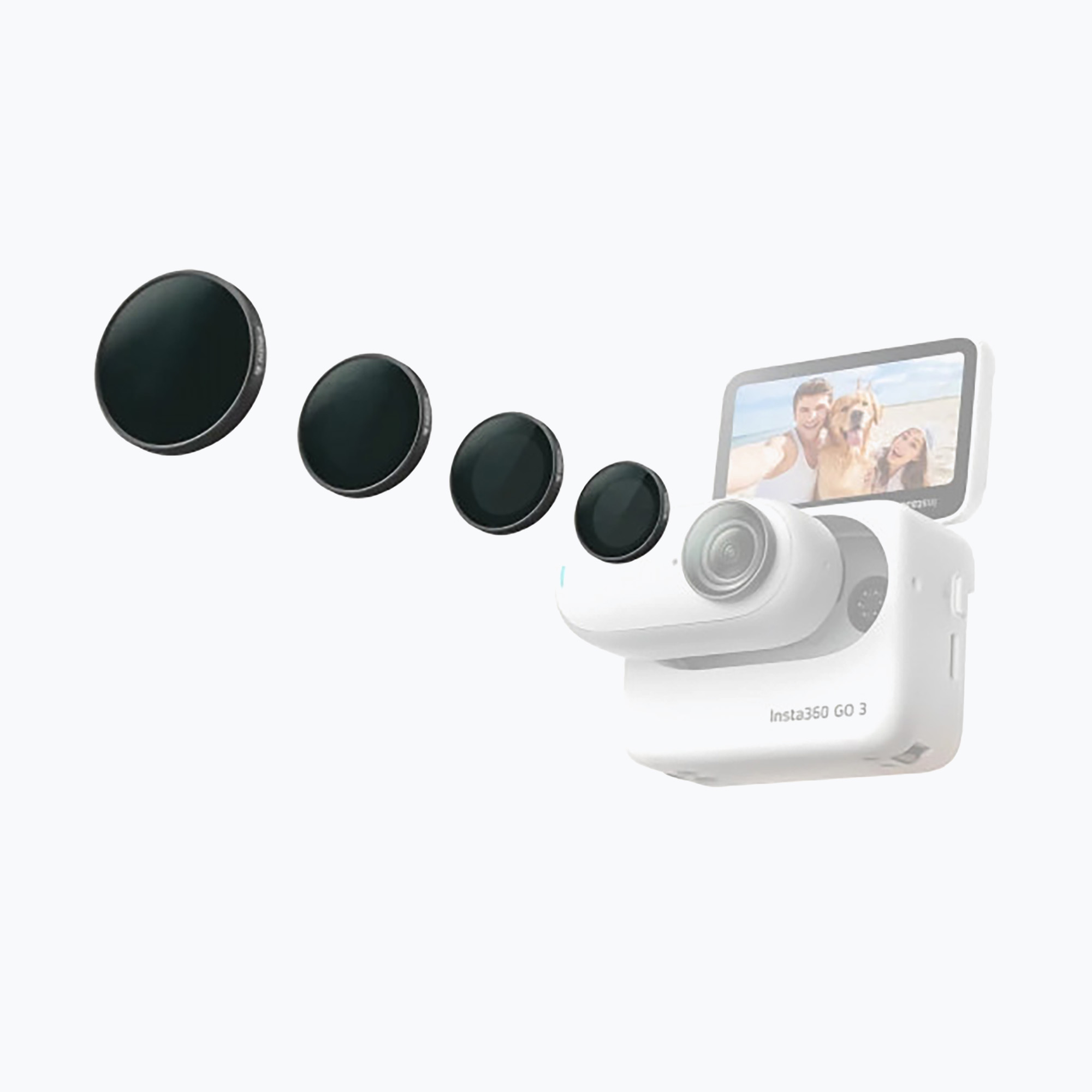 Szűrők az Insta360 GO 3 ND szűrőkészlethez. Méret: OS