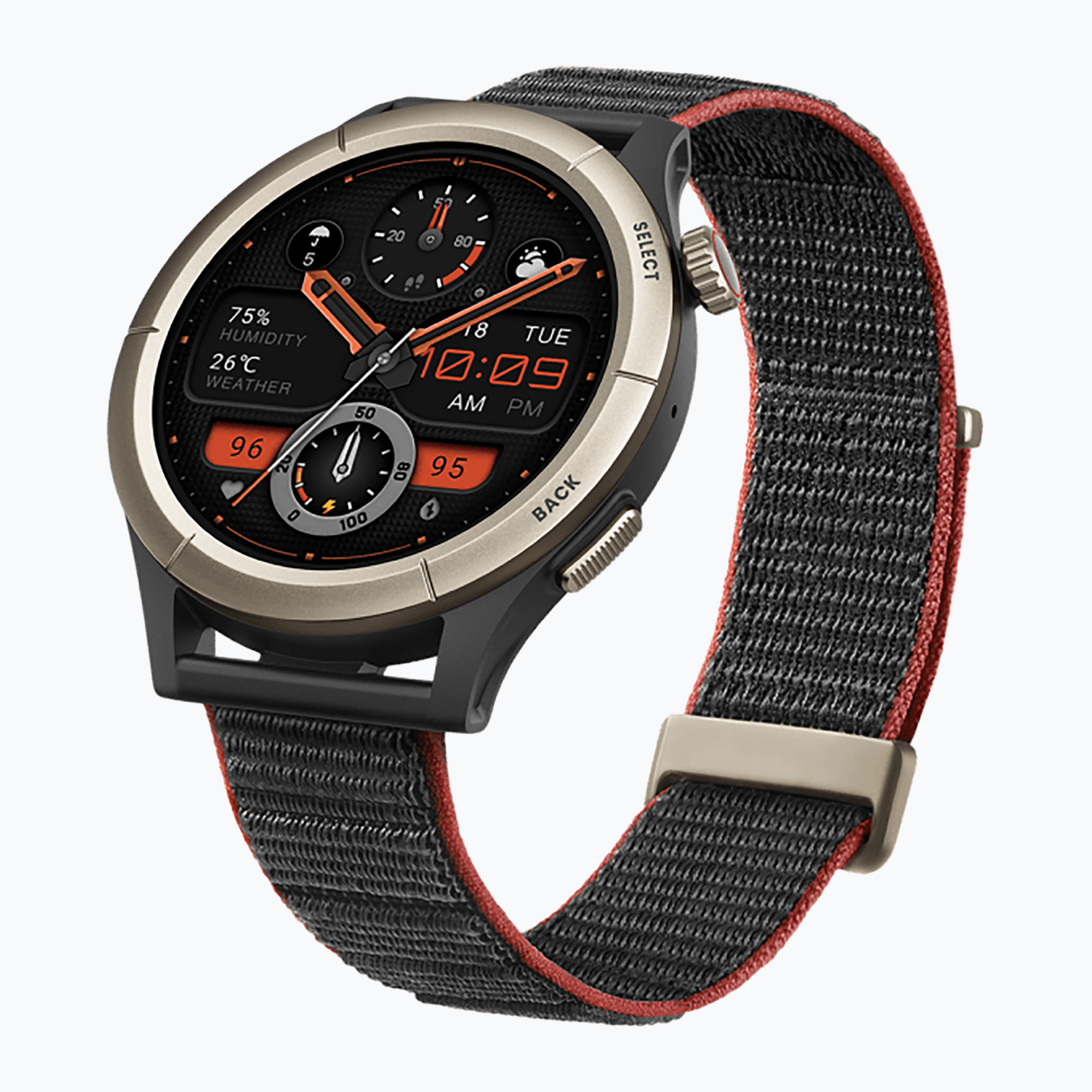 Amazfit Cheetah Pro Run Track óra fekete. Méret: OS