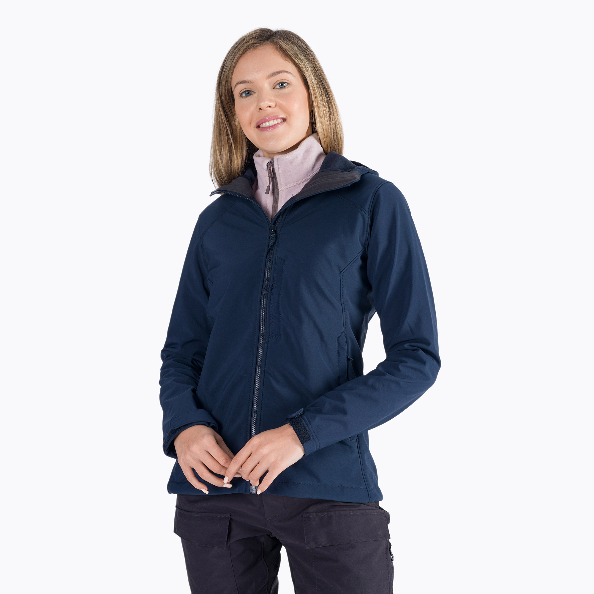 25%-kal olcsóbban.  Helly Hansen női softshell dzseki Paramount Hood sötétkék 62988_597. Méret: XS