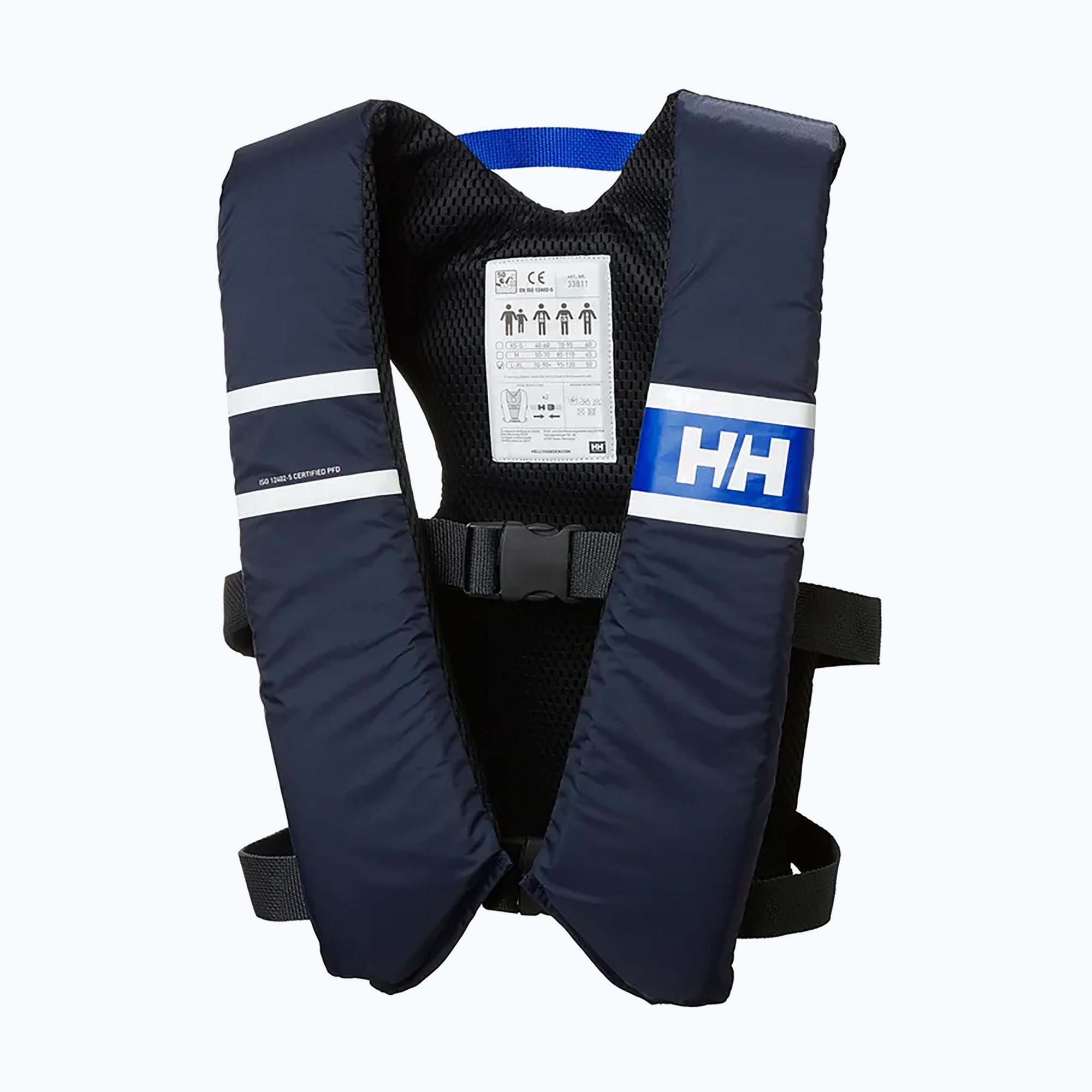 15%-kal olcsóbban.  Helly Hansen Comfort Compact Compact 50N biztonsági mellény tengerészkék 33811_689. Méret: 50-70 kg
