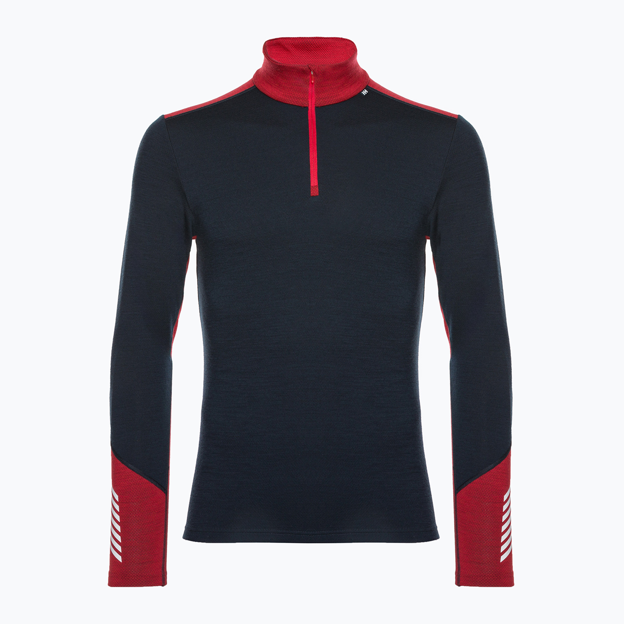 30%-kal olcsóbban.  Férfi Helly Hansen Lifa Merino Midweight 1/2 Zip termikus melegítő pulóver navy. Méret: M