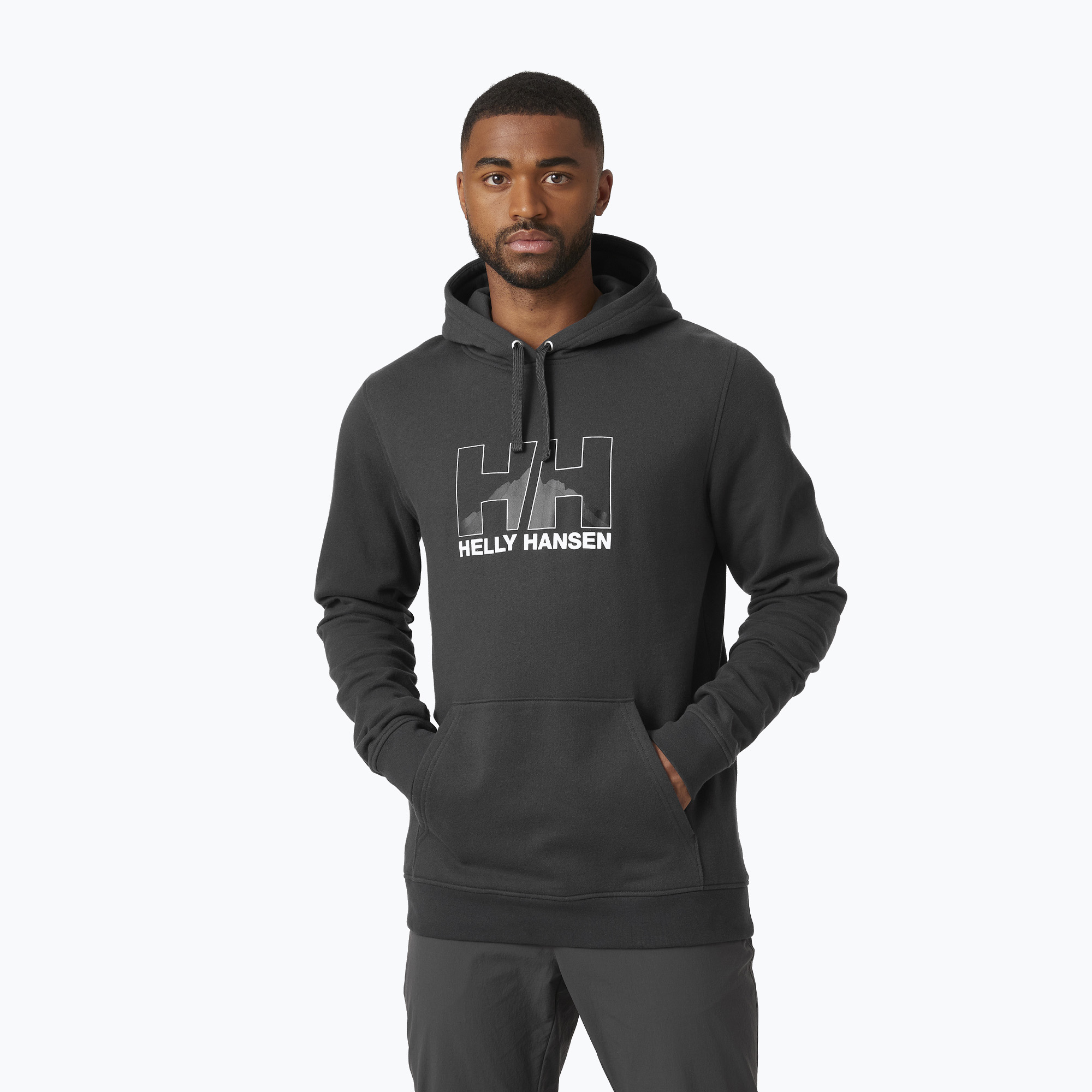 28%-kal olcsóbban.  Férfi trekking pulóver Helly Hansen Nord Graphic Pull Over 981 szürke 62975. Méret: L