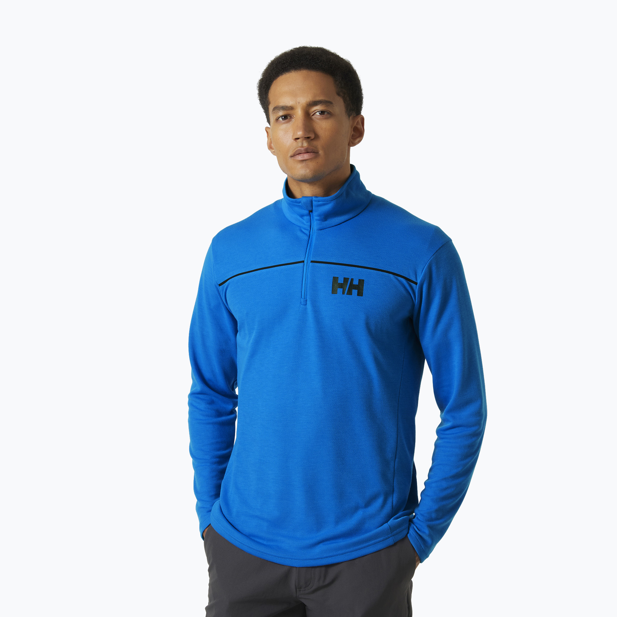 38%-kal olcsóbban.  Férfi vitorlás pulóver Helly Hansen Hp 1/2 Zip Pullover electric blue. Méret: XL