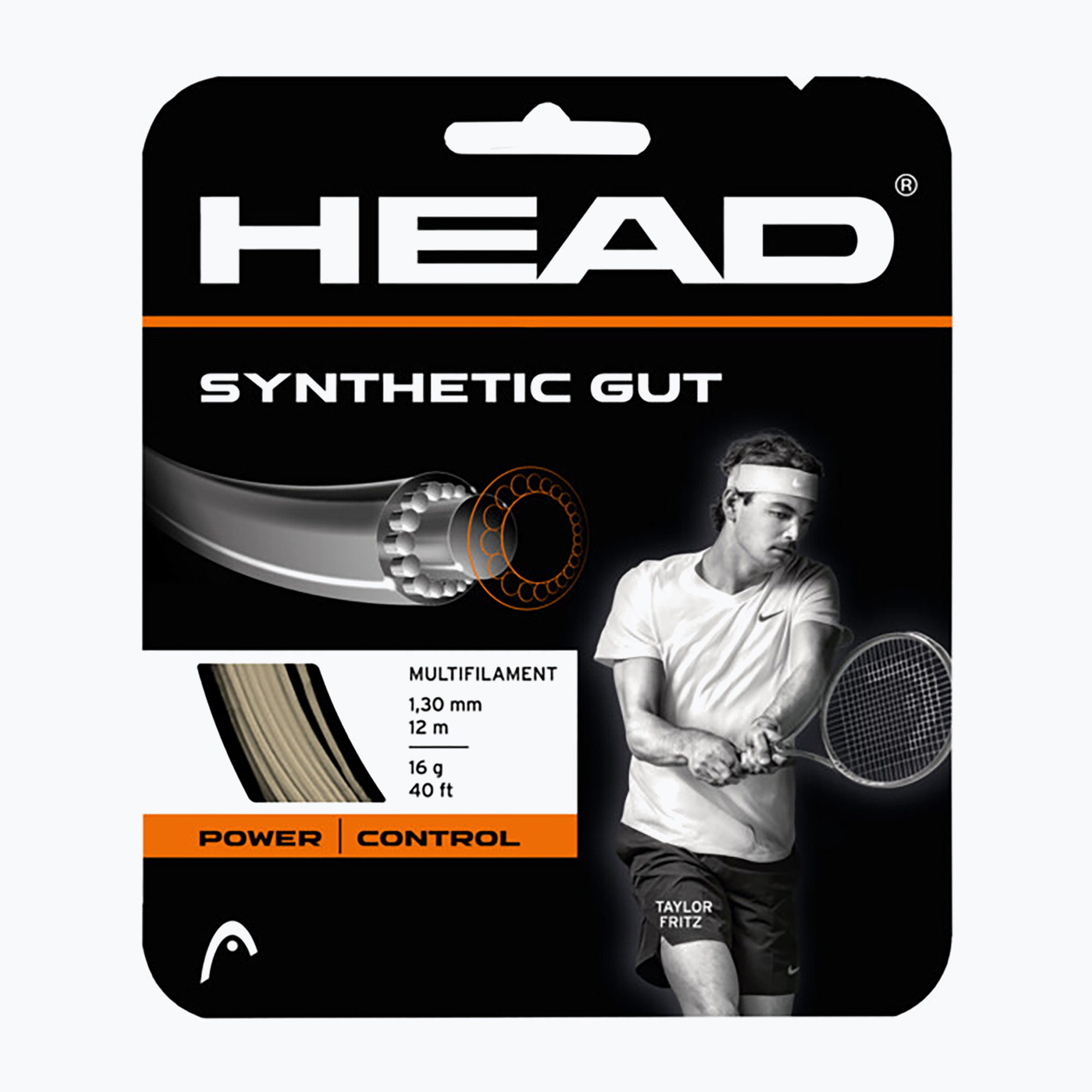 HEAD Synthetic Gut arany teniszhúr 281111. Méret: 16 g / 1.30 mm