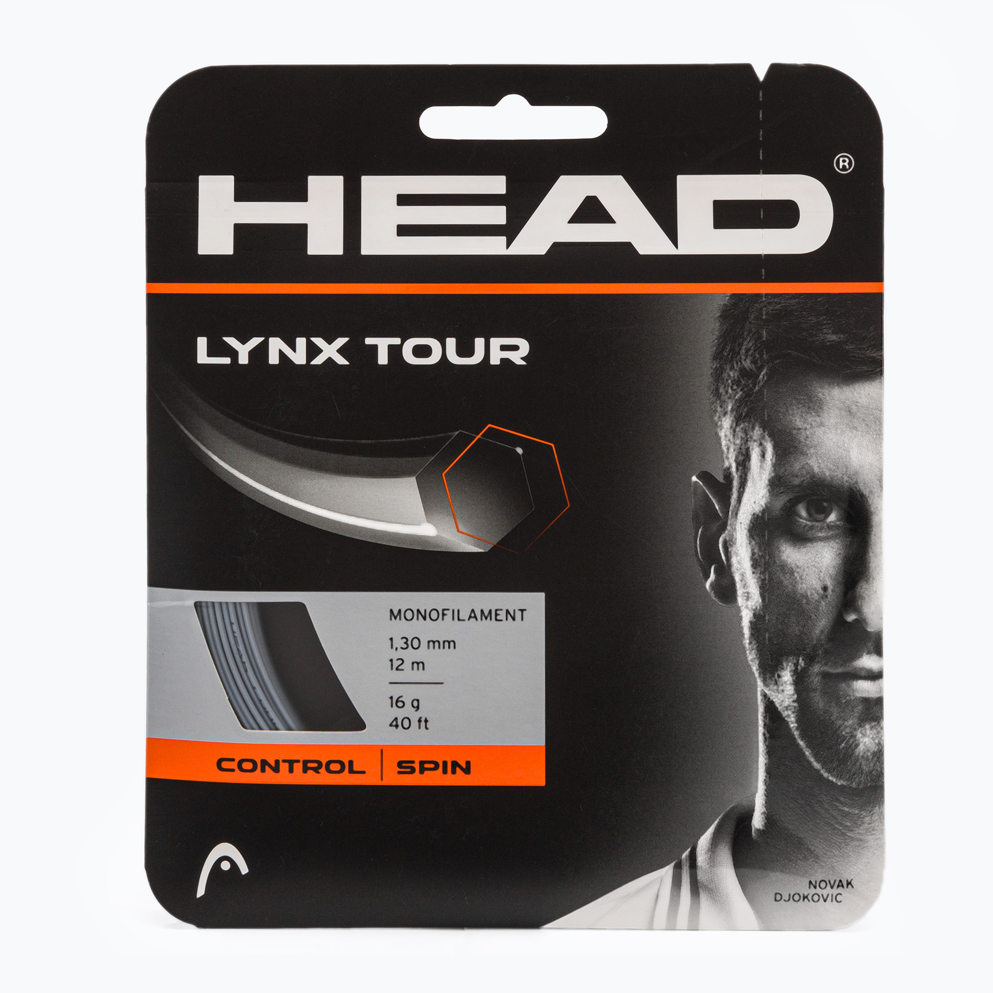 20%-kal olcsóbban.  Tenisz húr HEAD Lynx Tour szürke 281790. Méret: 1.30 mm