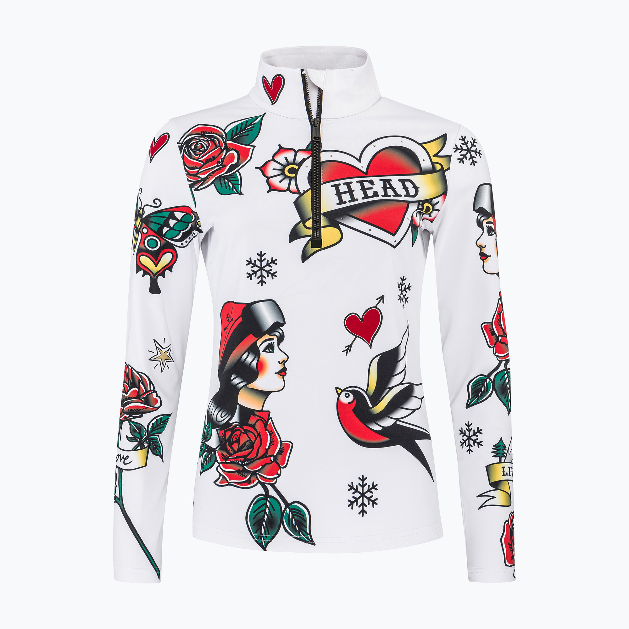 24%-kal olcsóbban.  Női pulóver HEAD Rebels Flash white/light pink. Méret: M