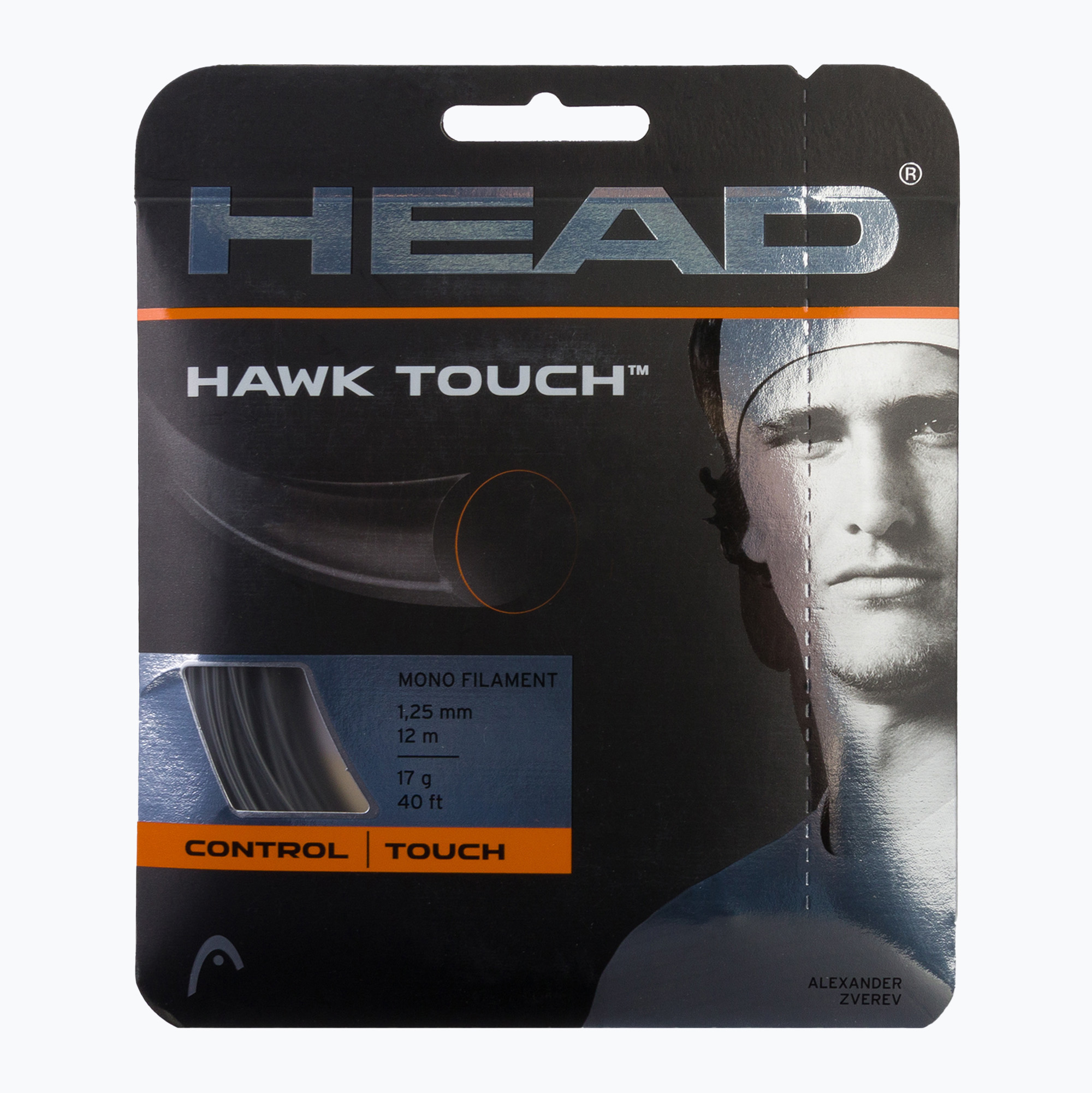 11%-kal olcsóbban.  HEAD Hawk Touch teniszhúr fekete 281204. Méret: 16 g / 1.30 mm