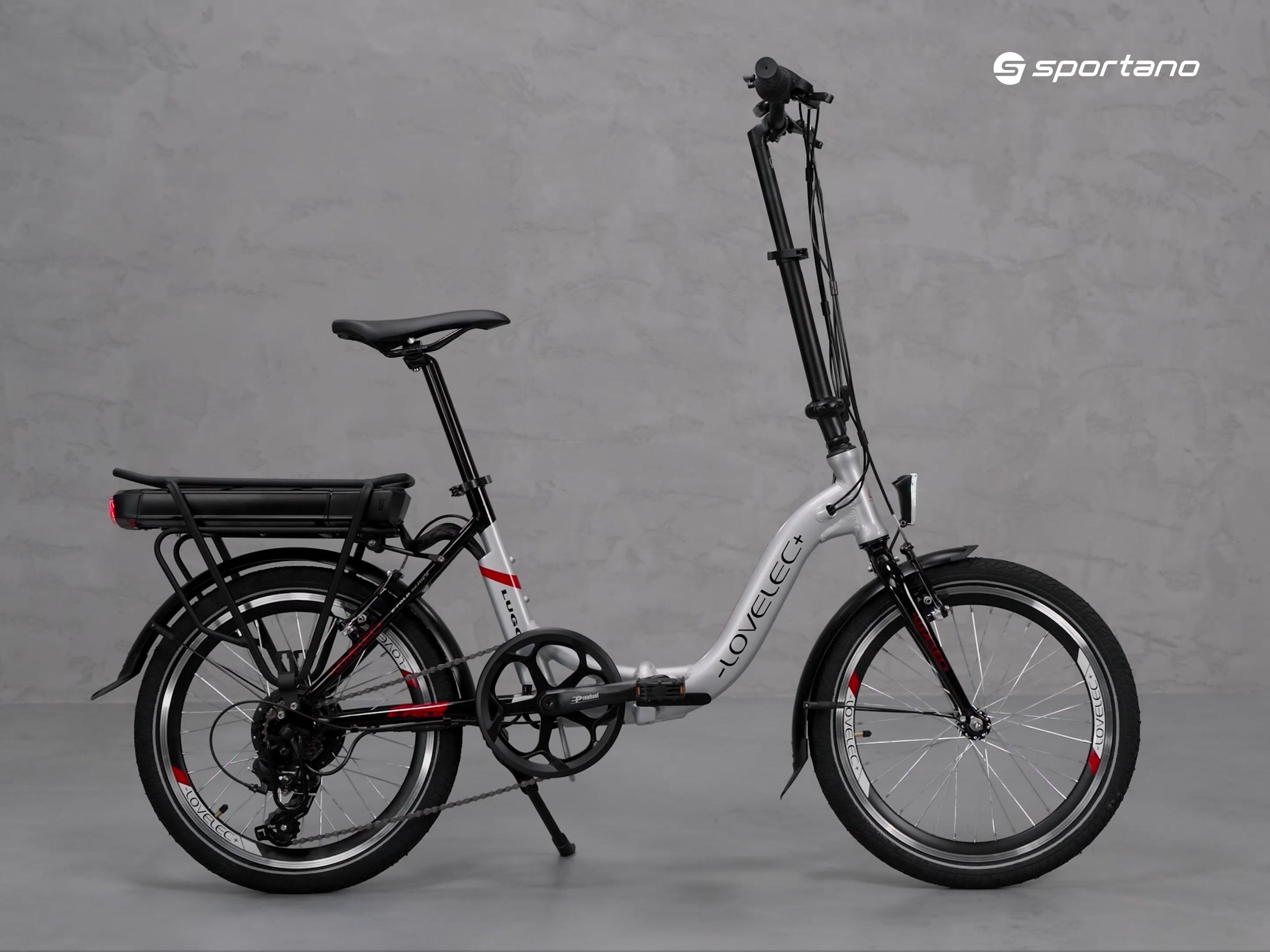 Lovelec Lugo 10Ah ezüst elektromos kerékpár B400261