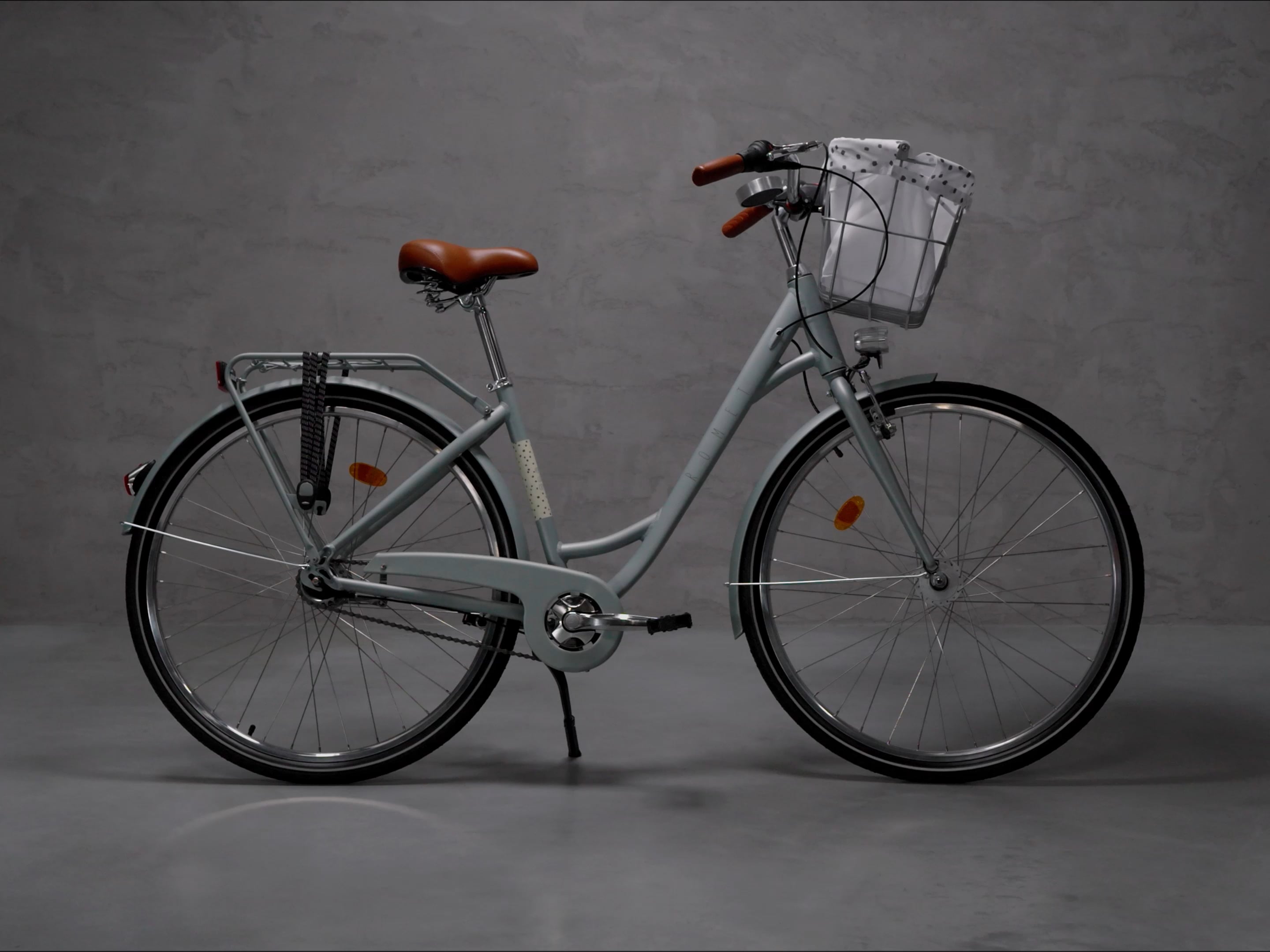 Női városi kerékpár Romet Pop Art 28 Lux szürke 2228565