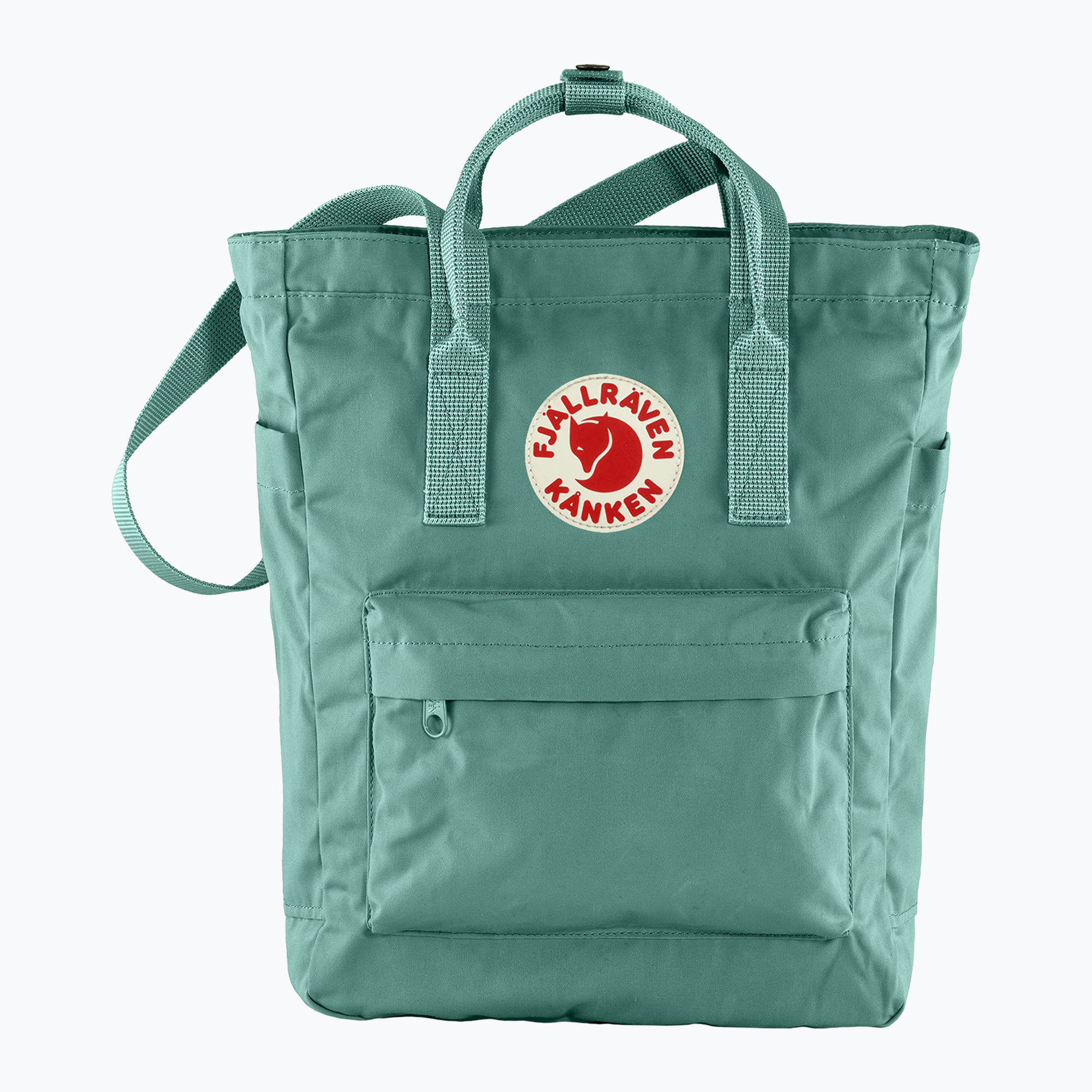 15%-kal olcsóbban.  Fjällräven Kanken Totepack 664 frost green túratáska. Méret: 14 l