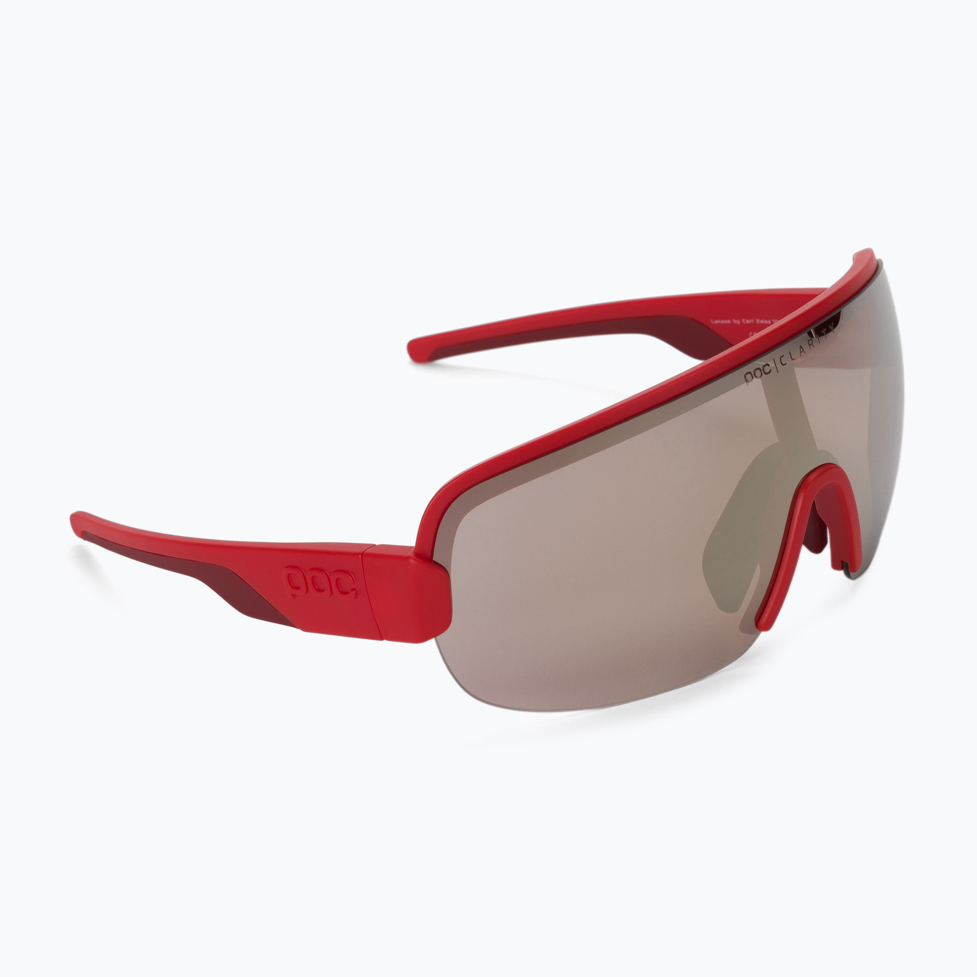 38%-kal olcsóbban.  Kerékpáros szemüveg POC Aim prismane red/clarity road silver. Méret: OS