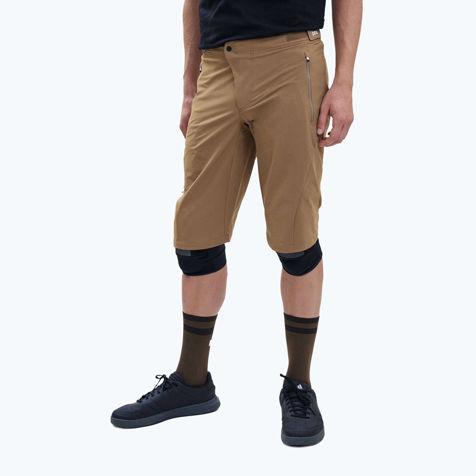 20%-kal olcsóbban.  Férfi kerékpáros rövidnadrág POC Essential Enduro jasper brown. Méret: XL
