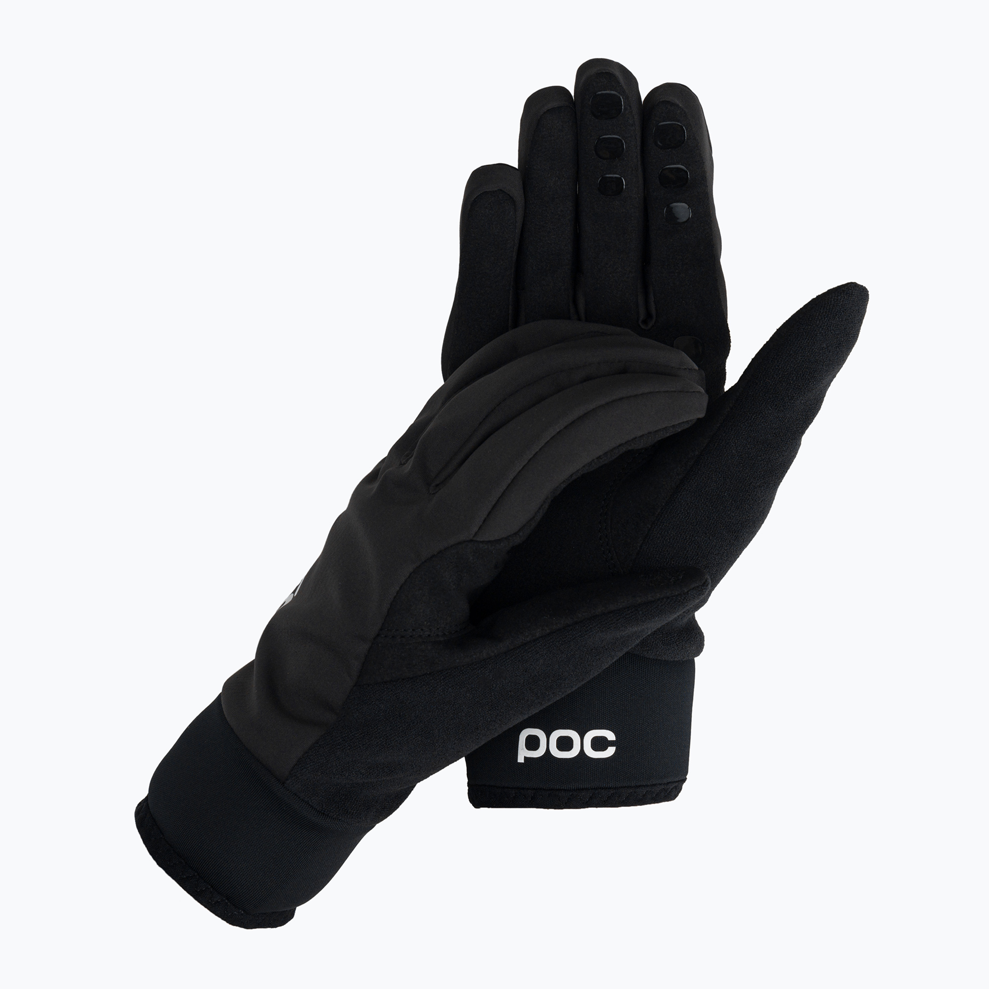 15%-kal olcsóbban.  Kerékpáros kesztyű POC Thermal Lite uranium black. Méret: M