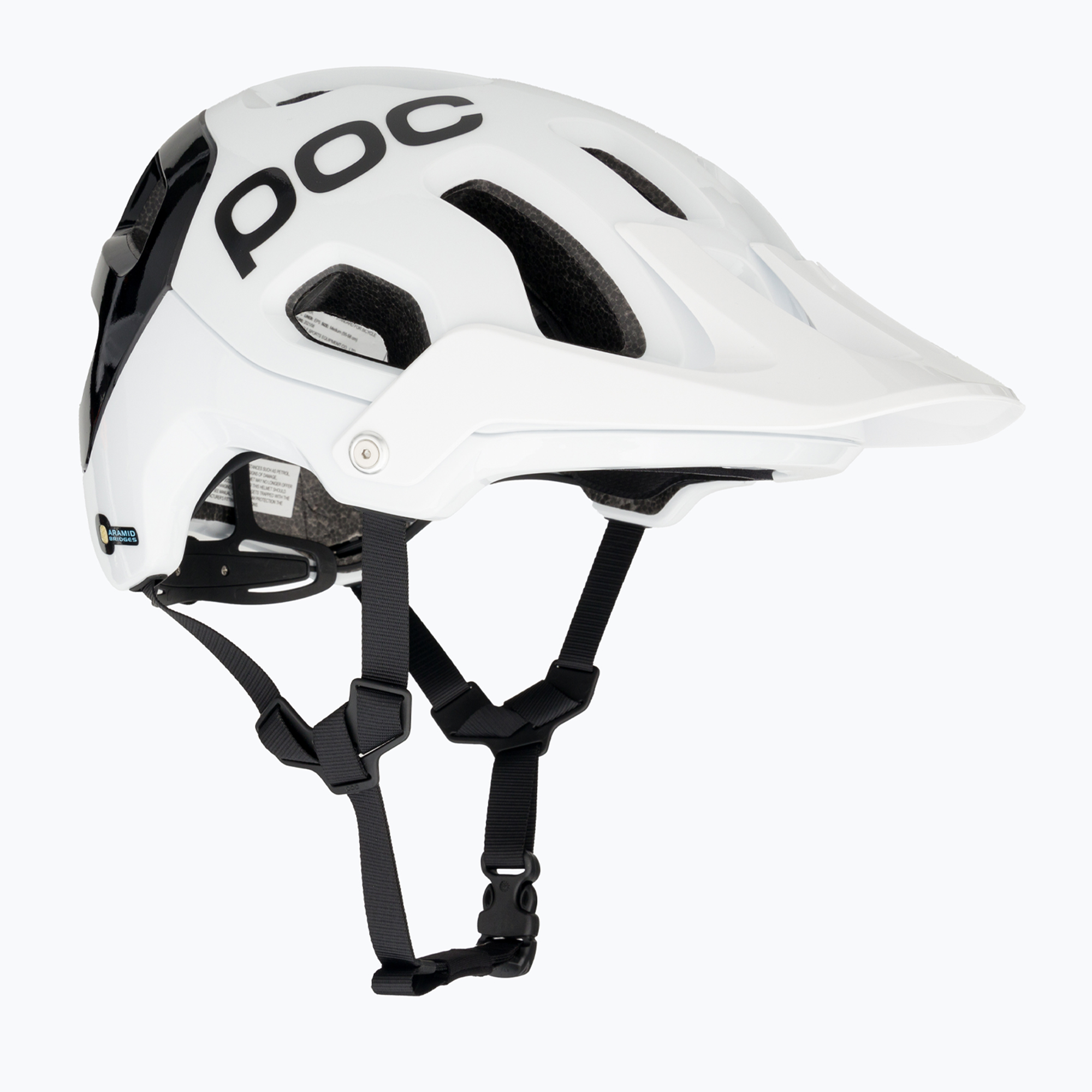 28%-kal olcsóbban.  MTB kerékpáros sisak POC Tectal Race MIPS hidrogén fehér/uránium fekete. Méret: 59-62 cm (L)