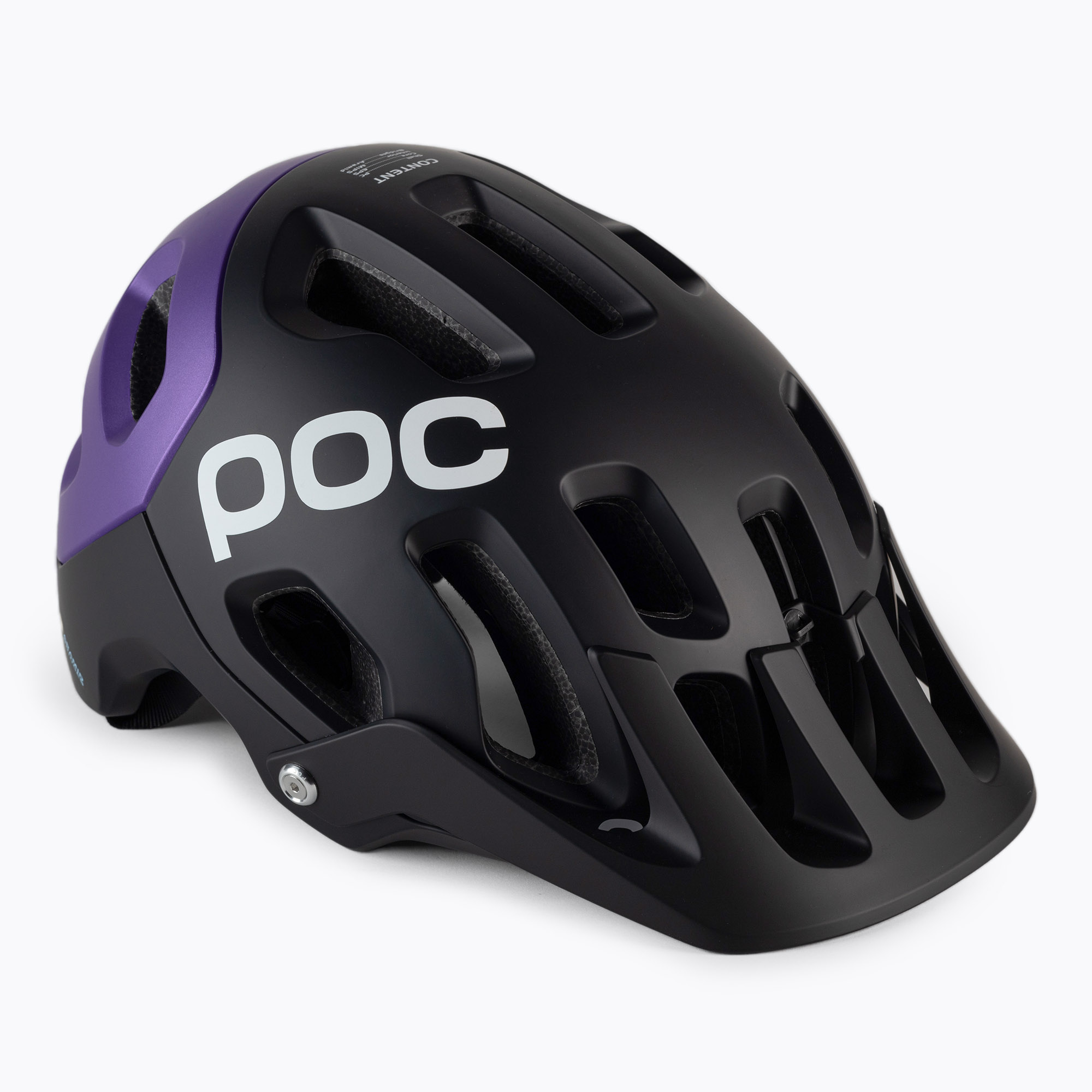 Kerékpáros sisak POC Tectal Race MIPS uranium black/sapphire purple metallic/matt. Méret: 51-54 cm (S)