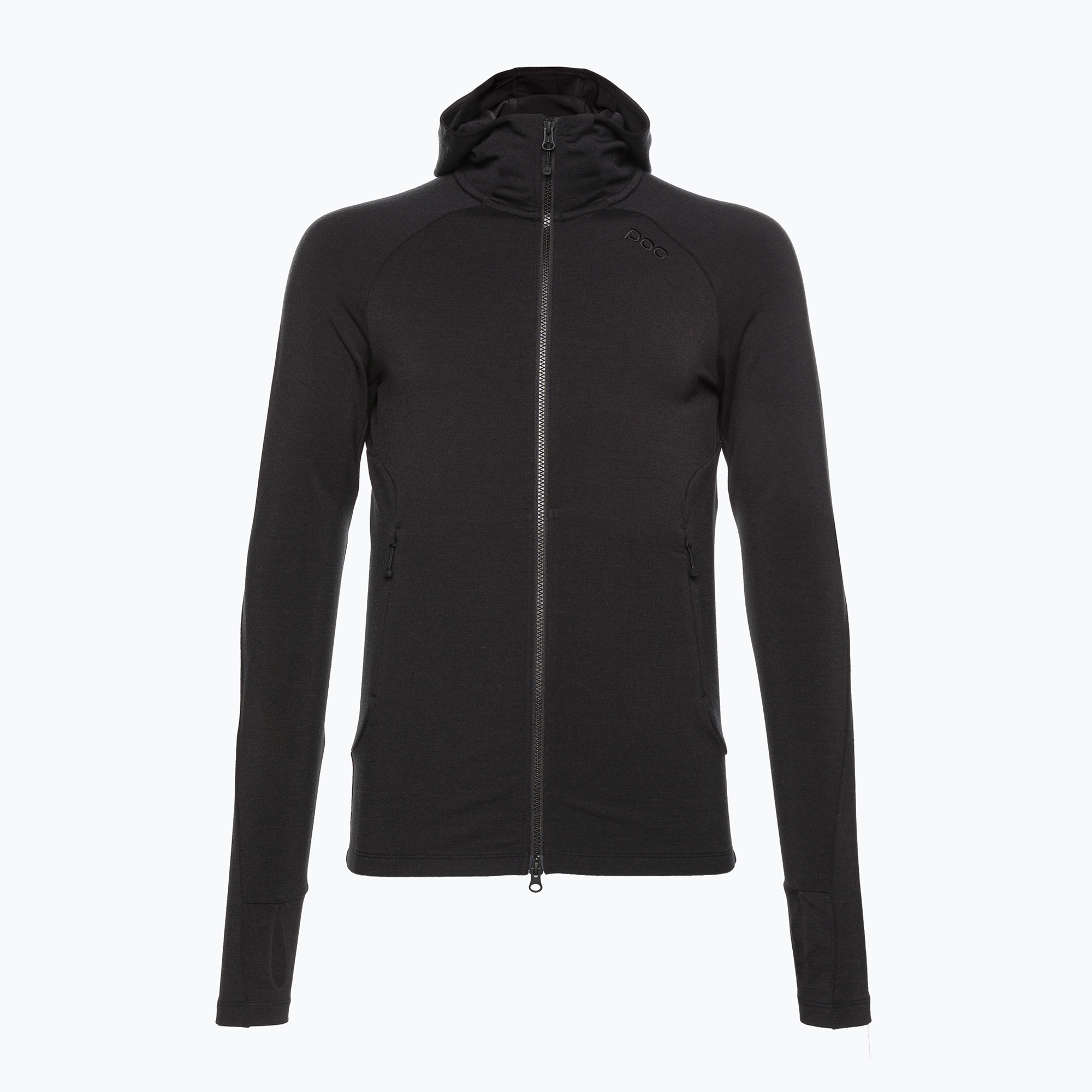 15%-kal olcsóbban.  Férfi trekking pulóver POC Merino Zip Hood uranium black. Méret: XL